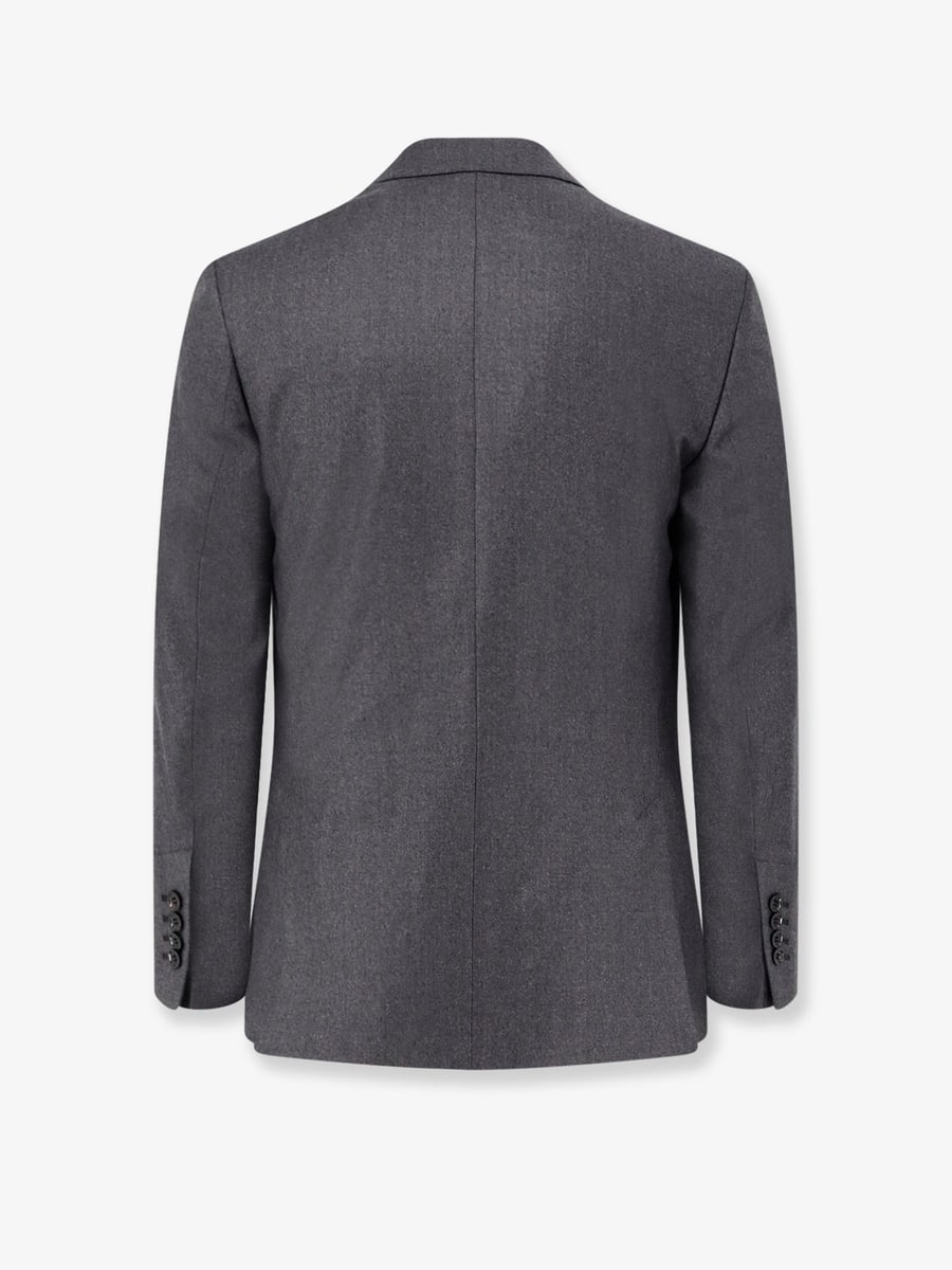 AMI Paris Double-breasted virgin wool blazer, view 2