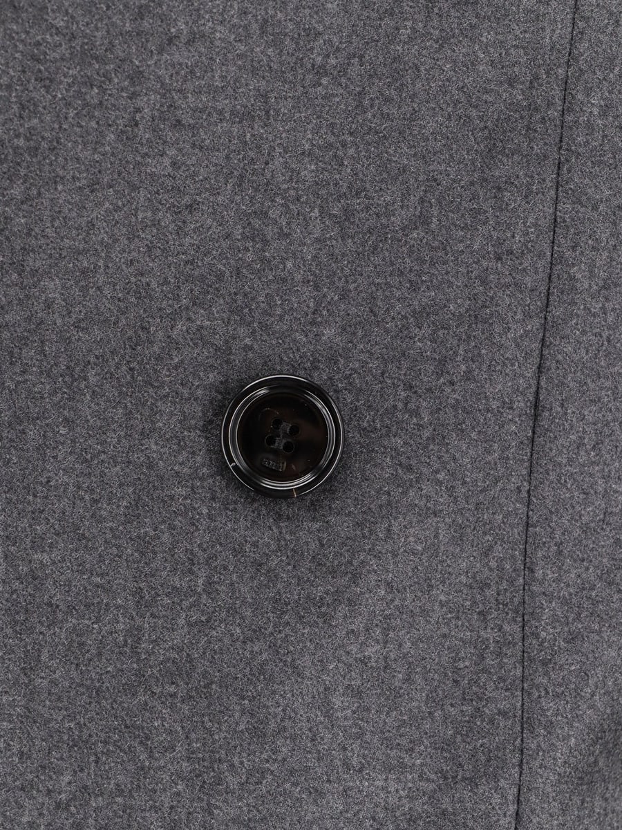 AMI Paris Double-breasted virgin wool blazer, view 3