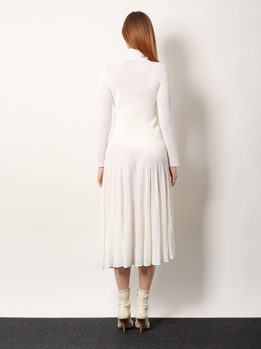 Alaïa Long wool dress, view 3