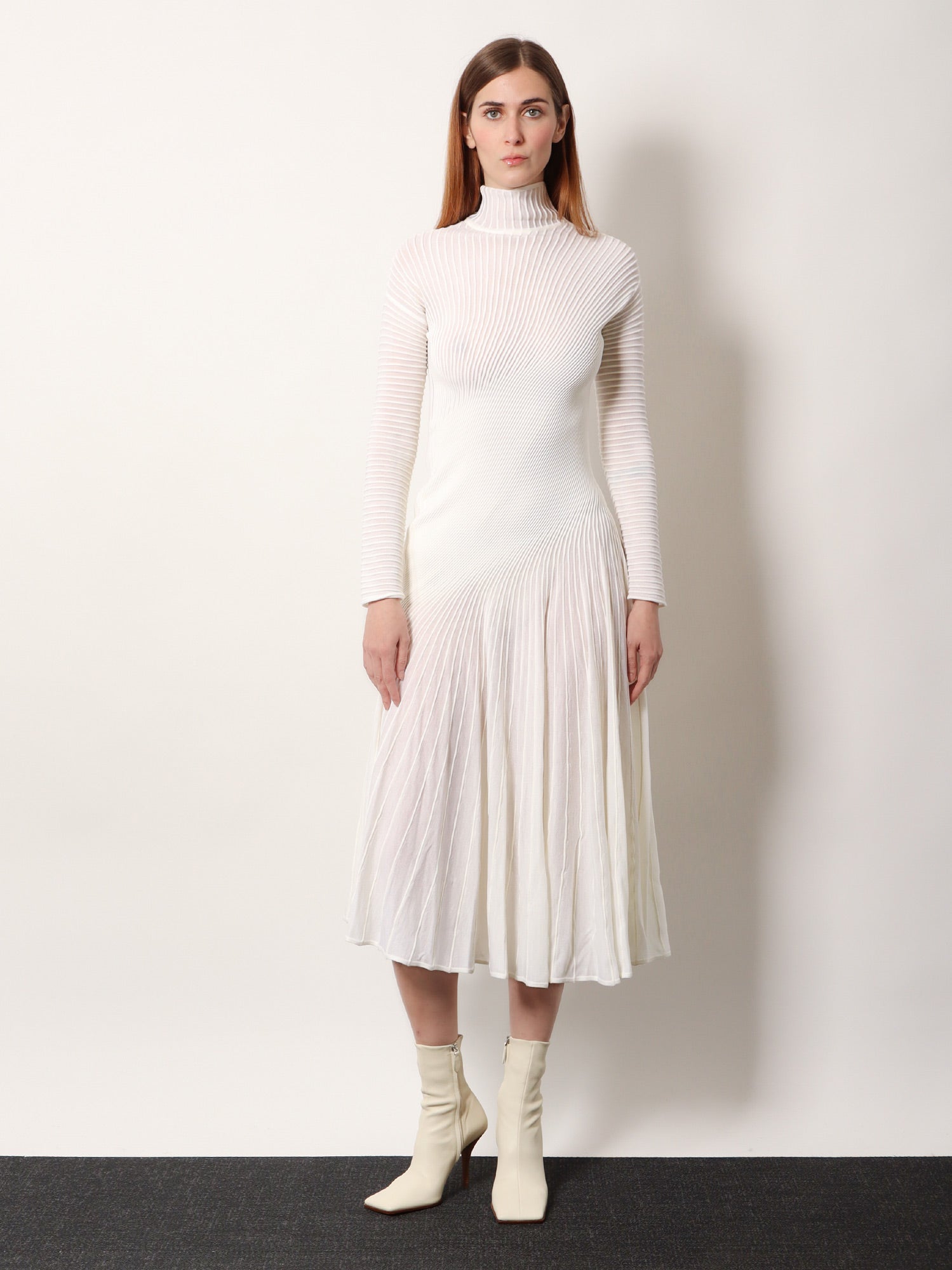 Alaïa Long wool dress, view 2