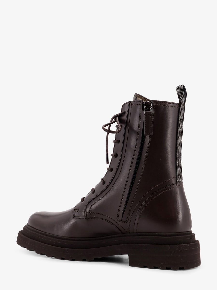 Brunello Cucinelli Leather ankle boots, view 3