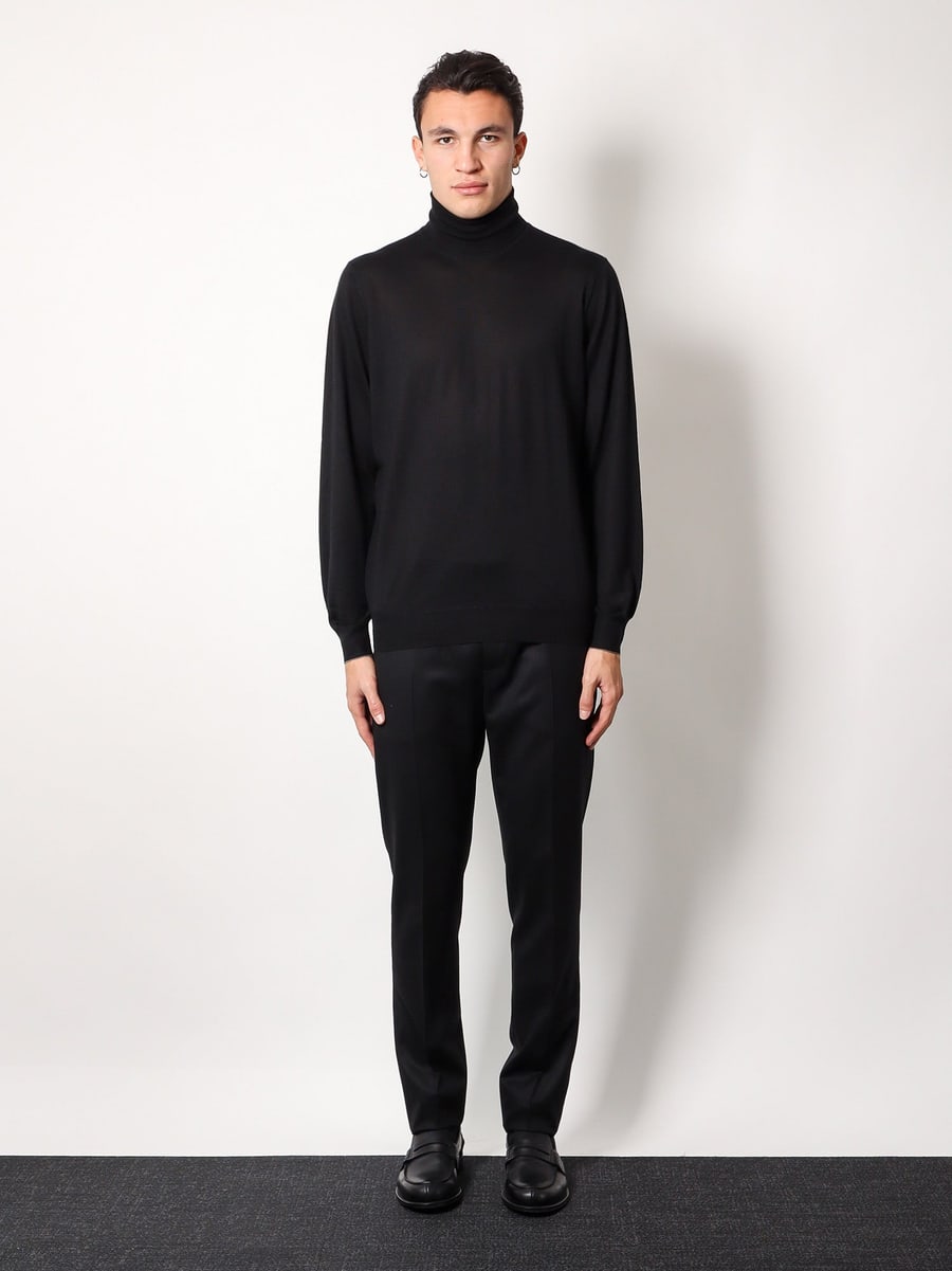 Brunello Cucinelli Cashmere and silk turtleneck, view 3