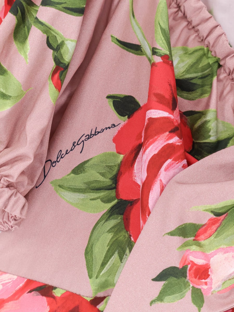 Dolce & Gabbana Cotton top with iconic print, view 5