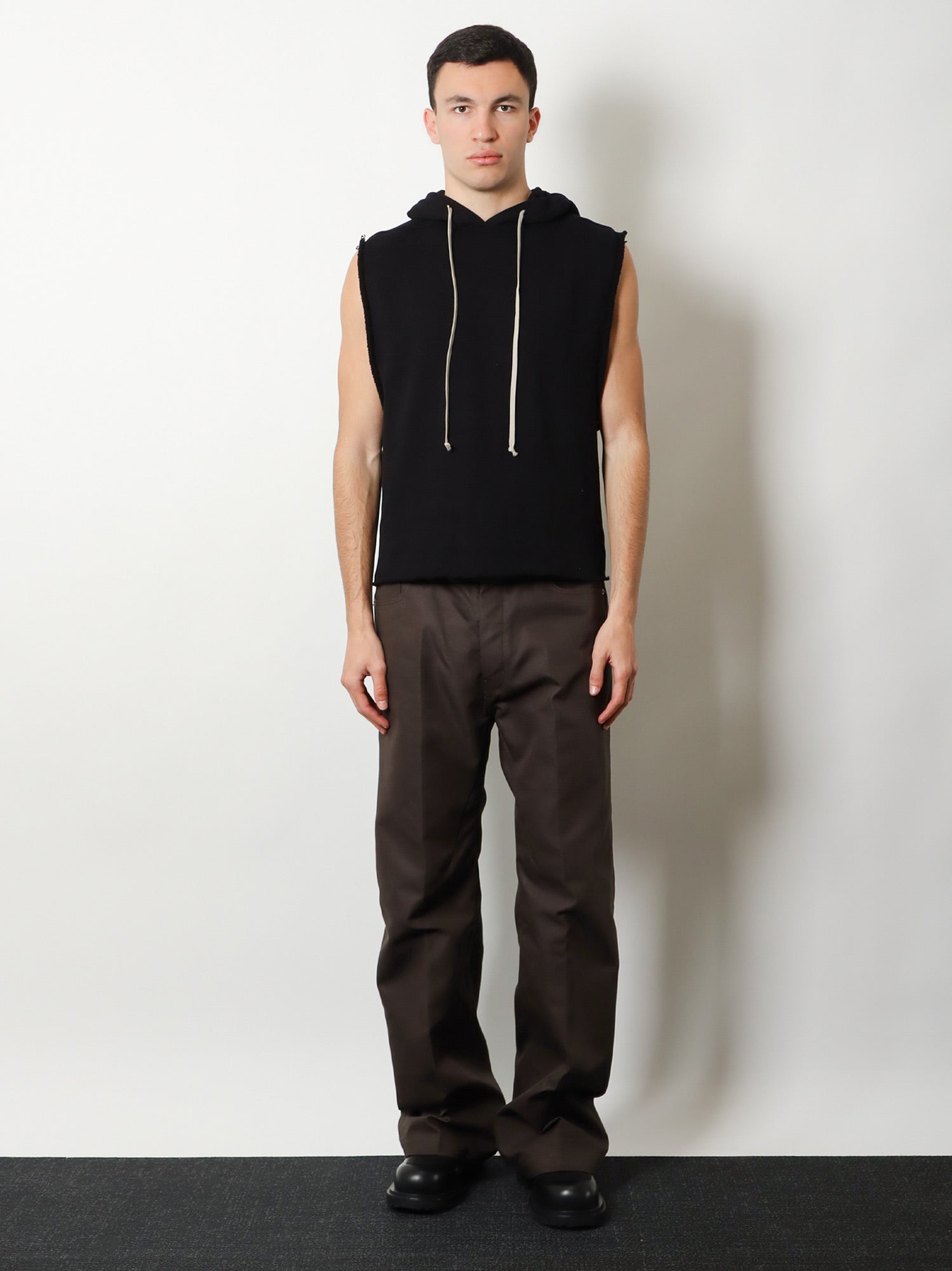 Rick Owens Geth recycled material trousers, view 2
