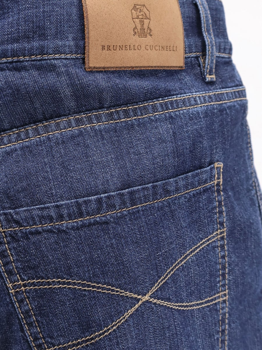 Brunello Cucinelli Cotton Jeans, view 3