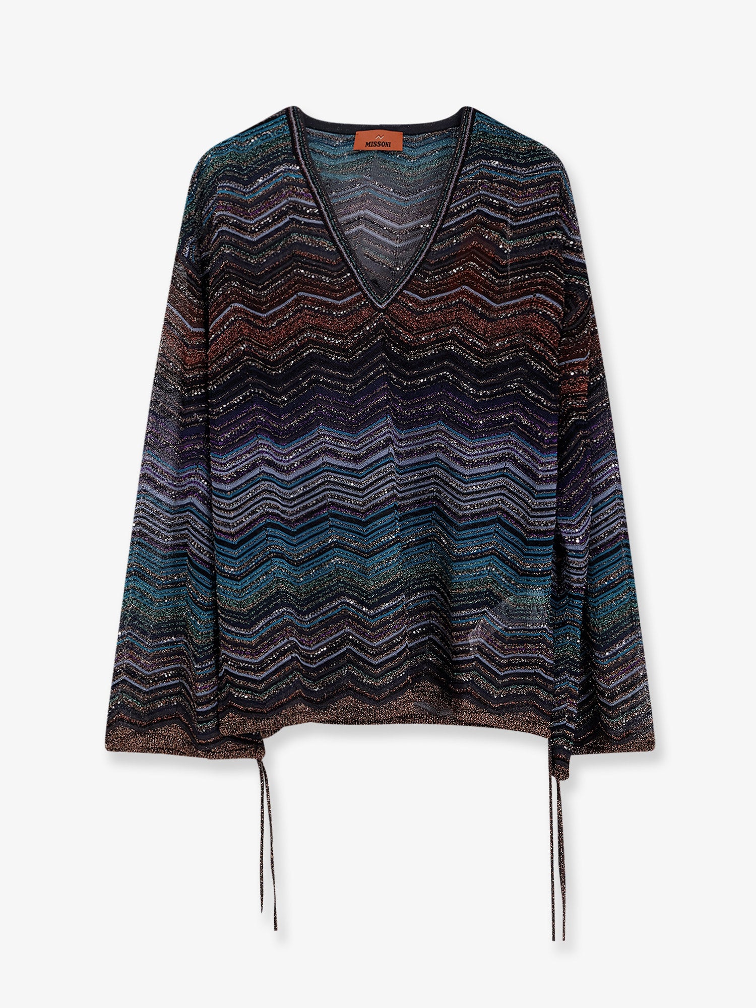 MISSONI Viscose and metallic fiber sweater