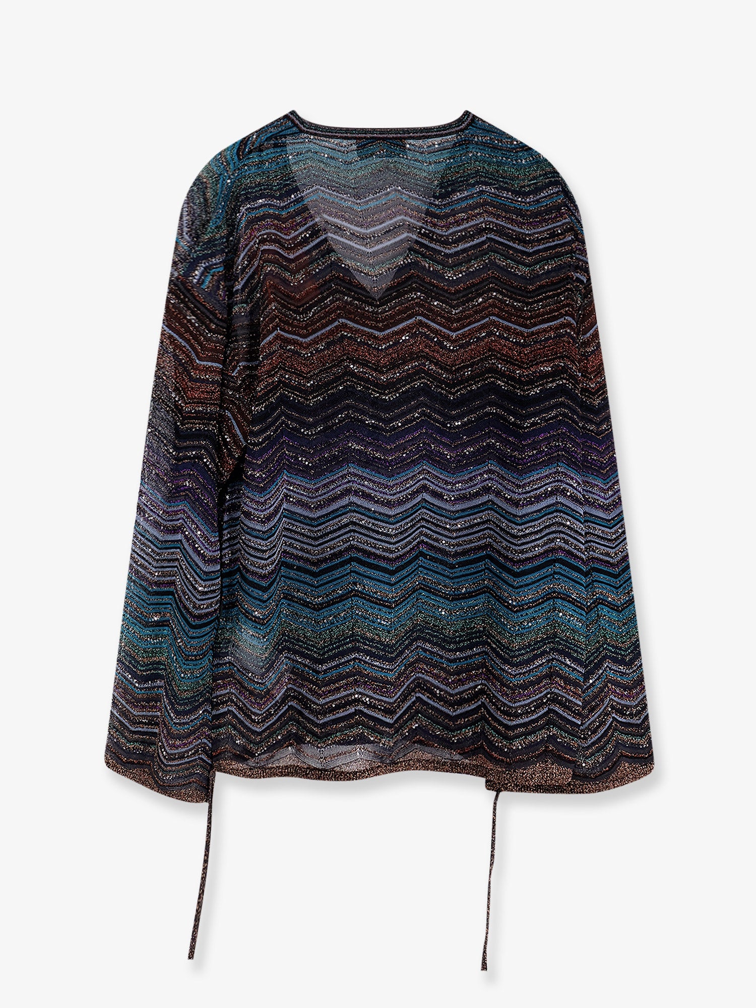 MISSONI Viscose and metallic fiber sweater, view 2