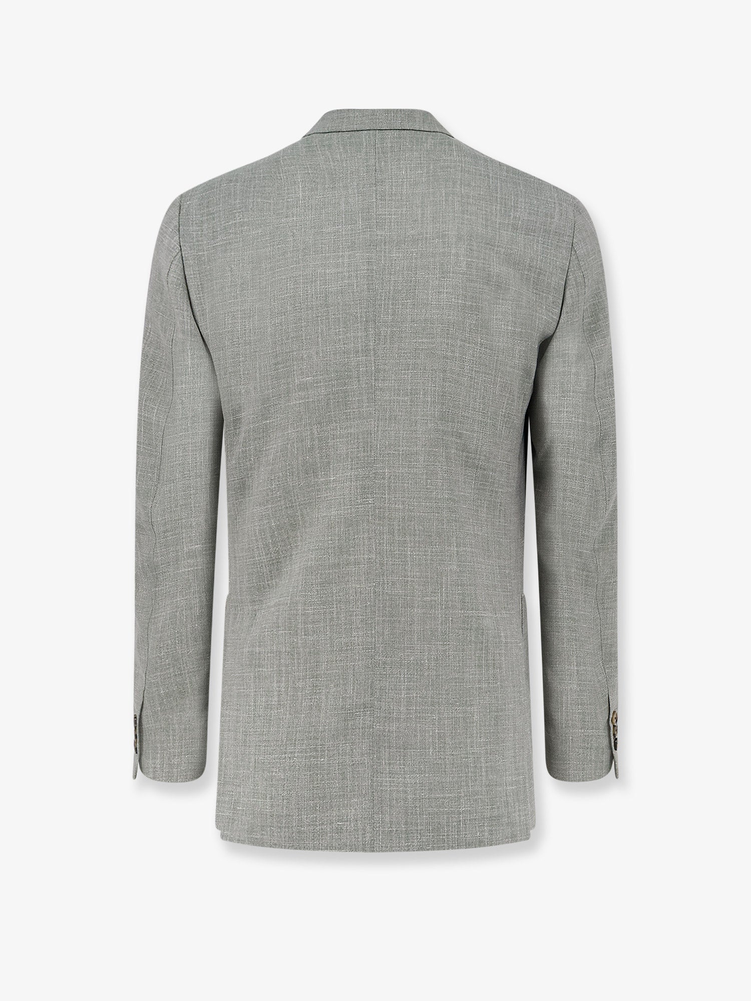LARDINI Wool, silk and linen blazer, view 2
