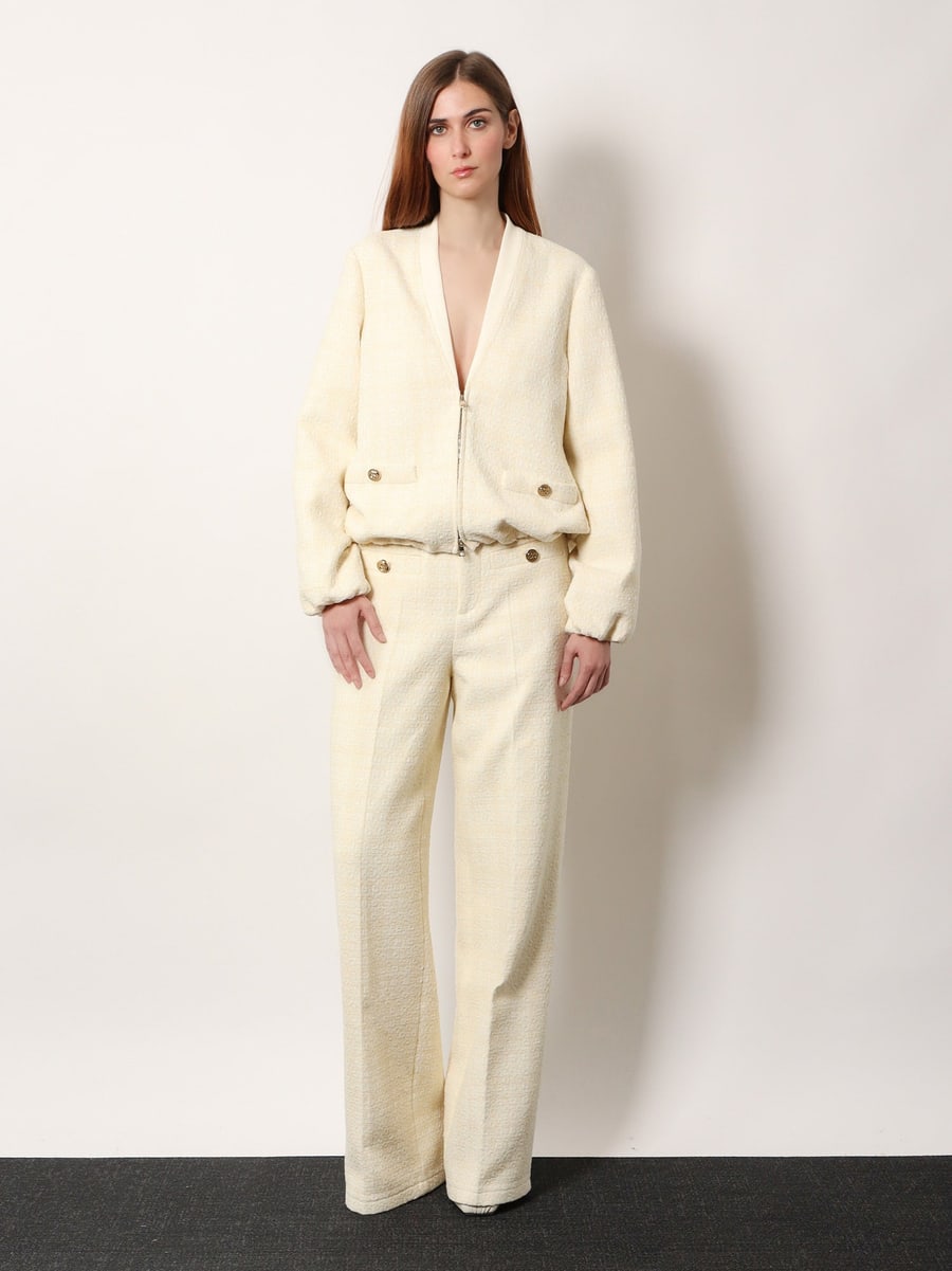 Gucci Checked cotton tweed jacket, view 2
