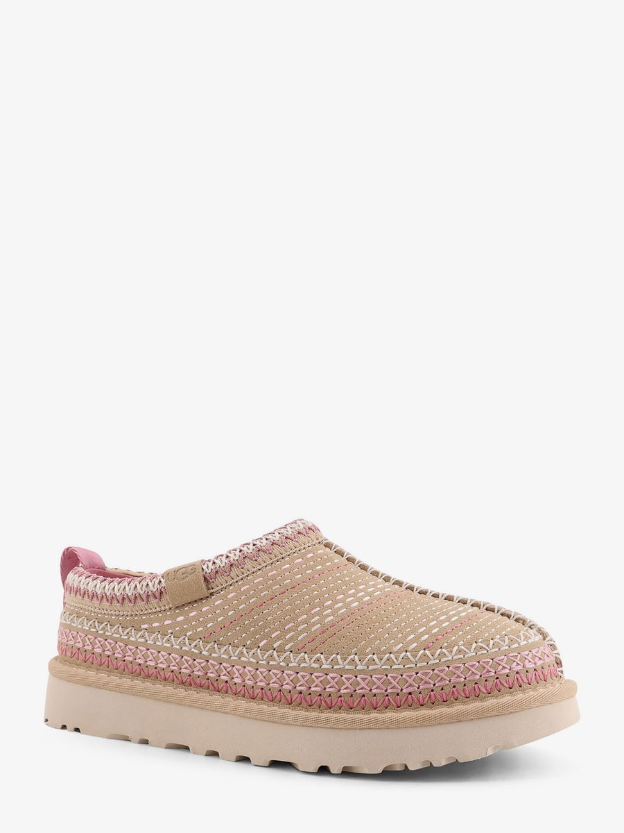 UGG W Tasman Meadow suede sandals with multicolor stitching, view 2