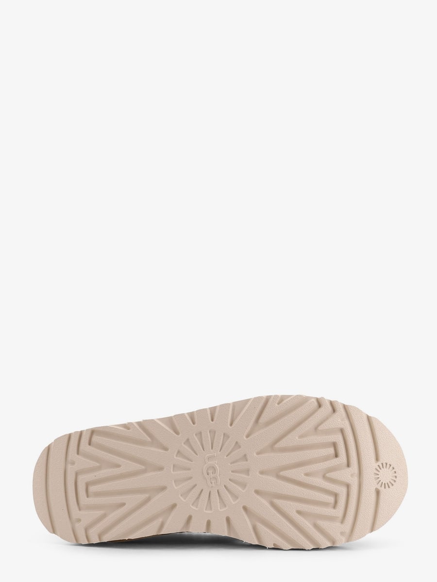 UGG W Tasman Meadow suede sandals with multicolor stitching, view 4
