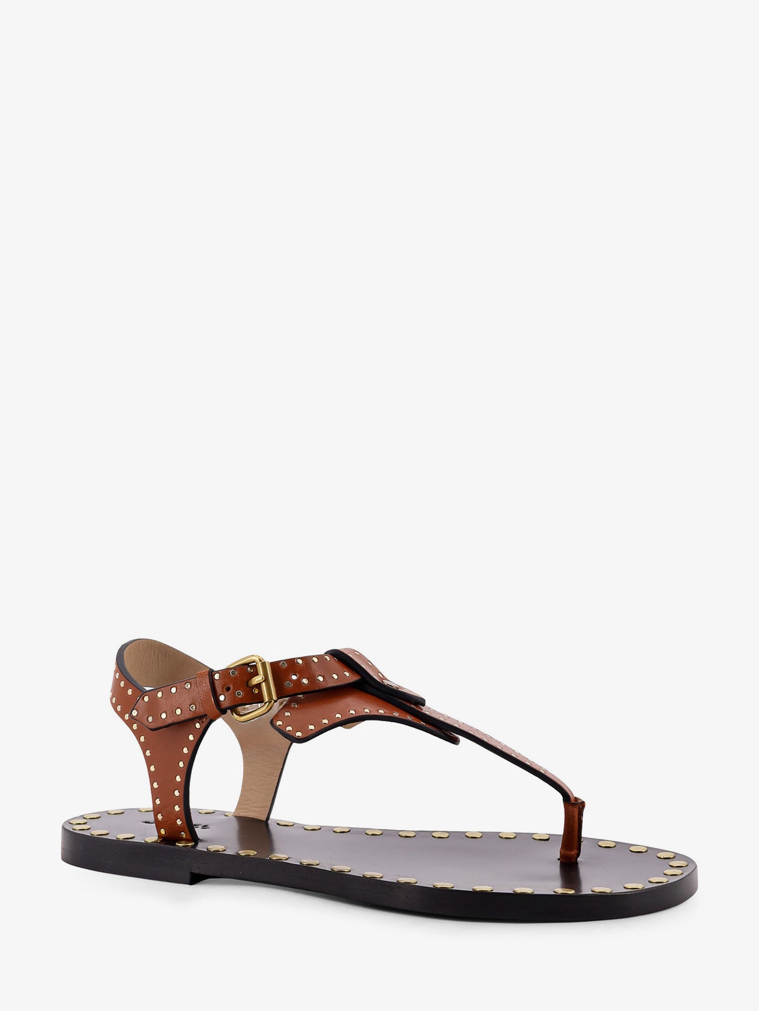 Isabel Marant Joonya flat leather sandals, view 2