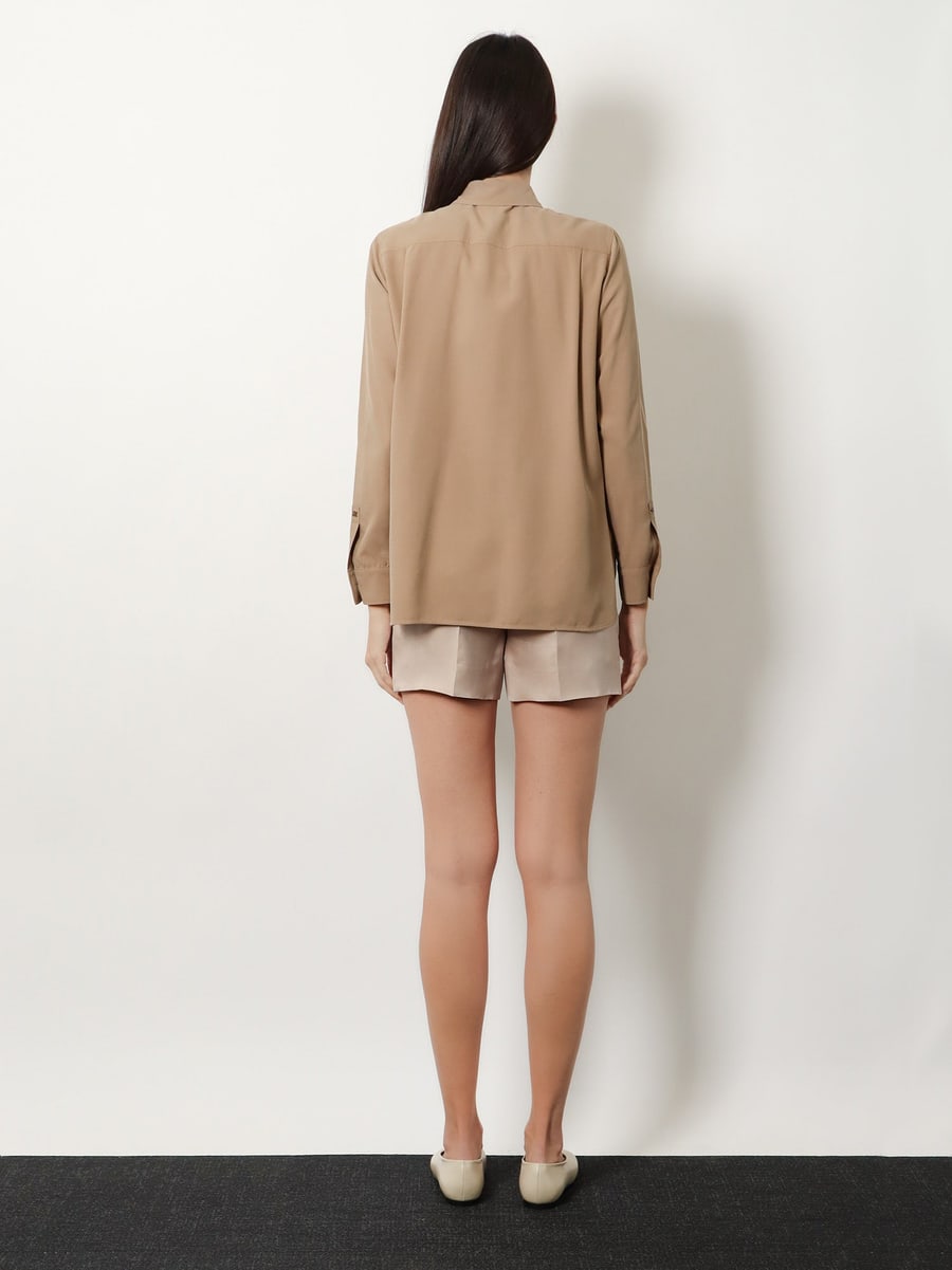 Max Mara Mxmsiamese silk shirt, view 4