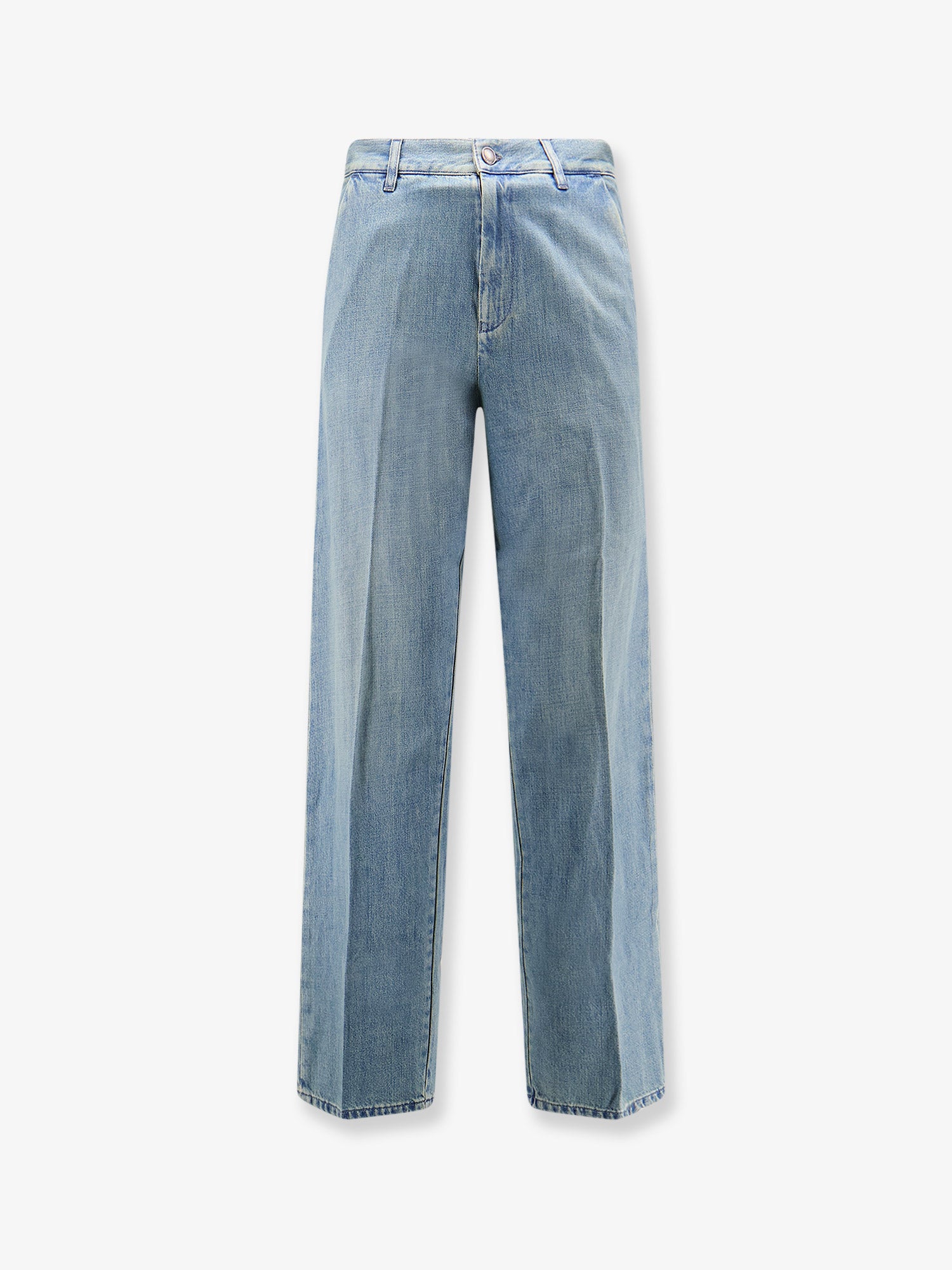 LARDINI Washed-out effect jeans