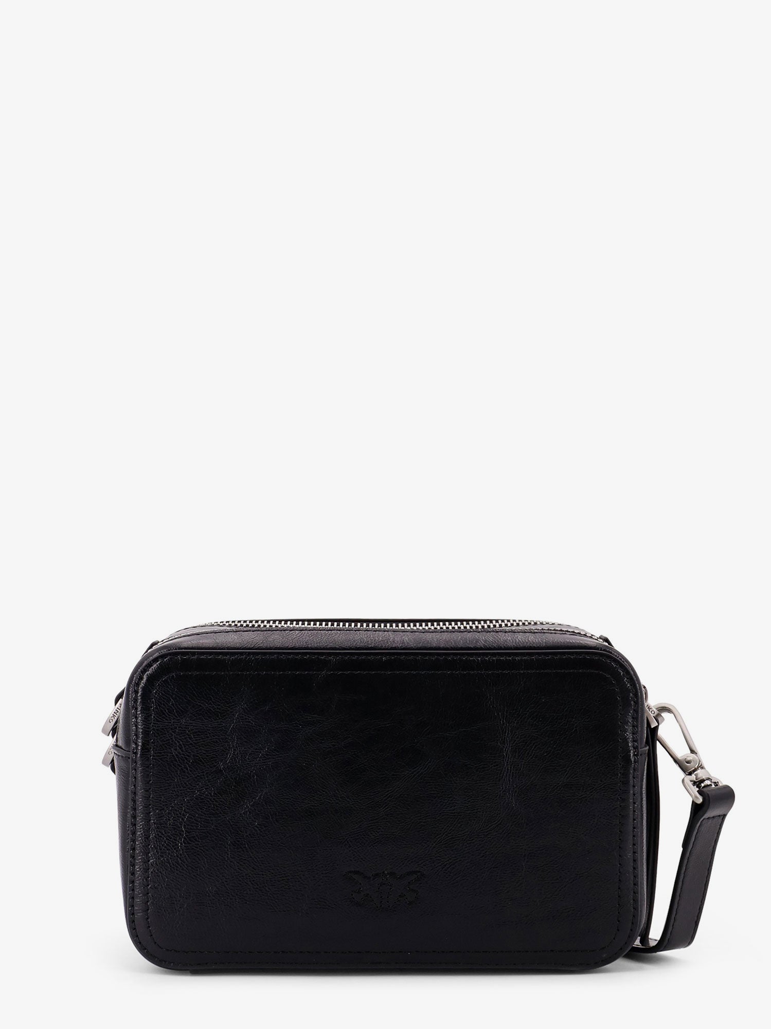 Pinko Carrie leather shoulder bag, view 2