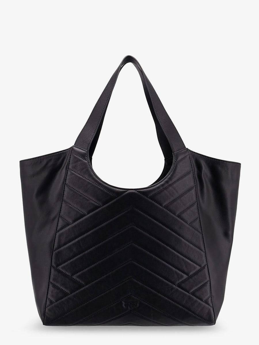 Pinko Quilted leather shoulder bag, view 2