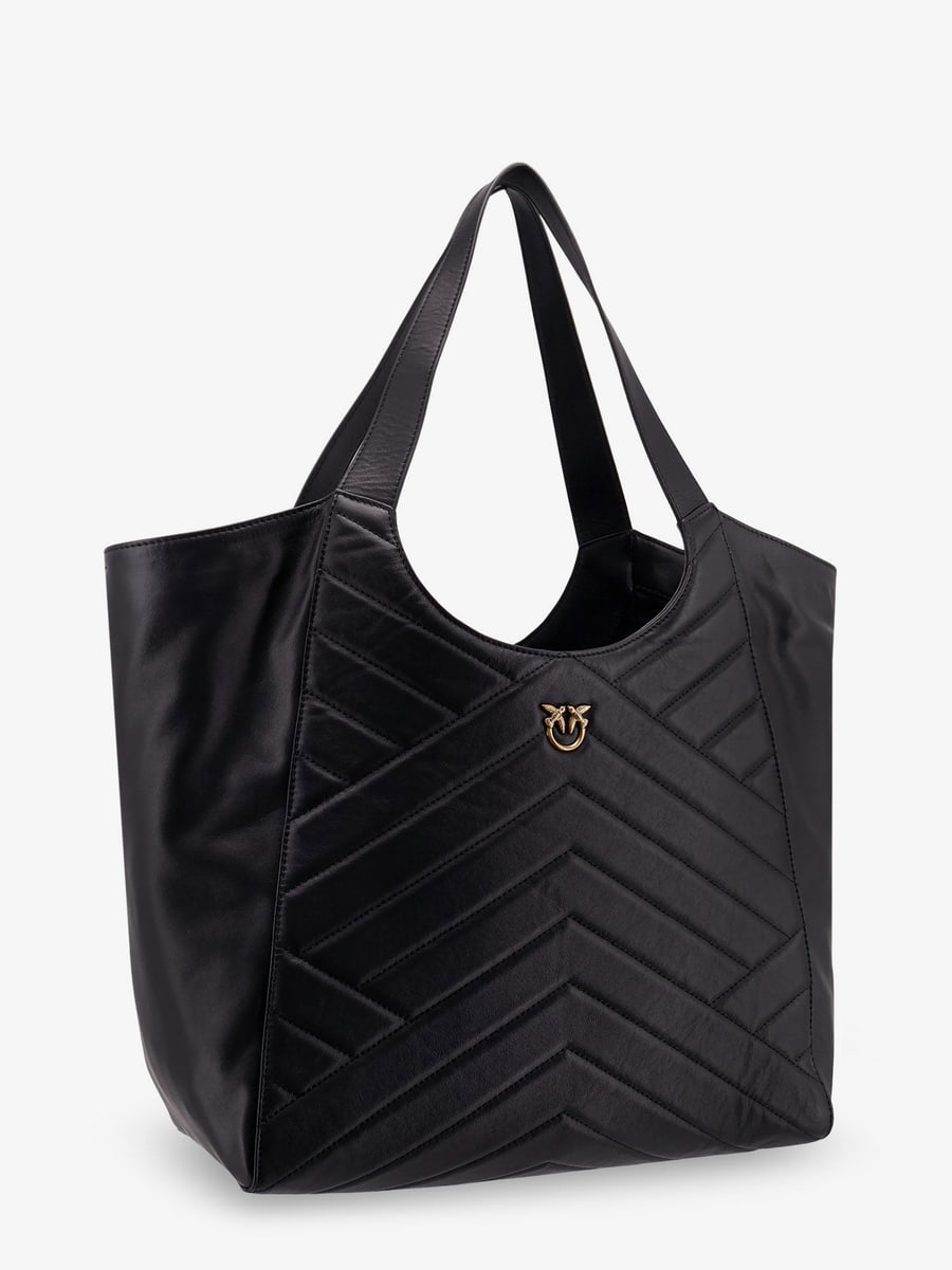 Pinko Quilted leather shoulder bag, view 3