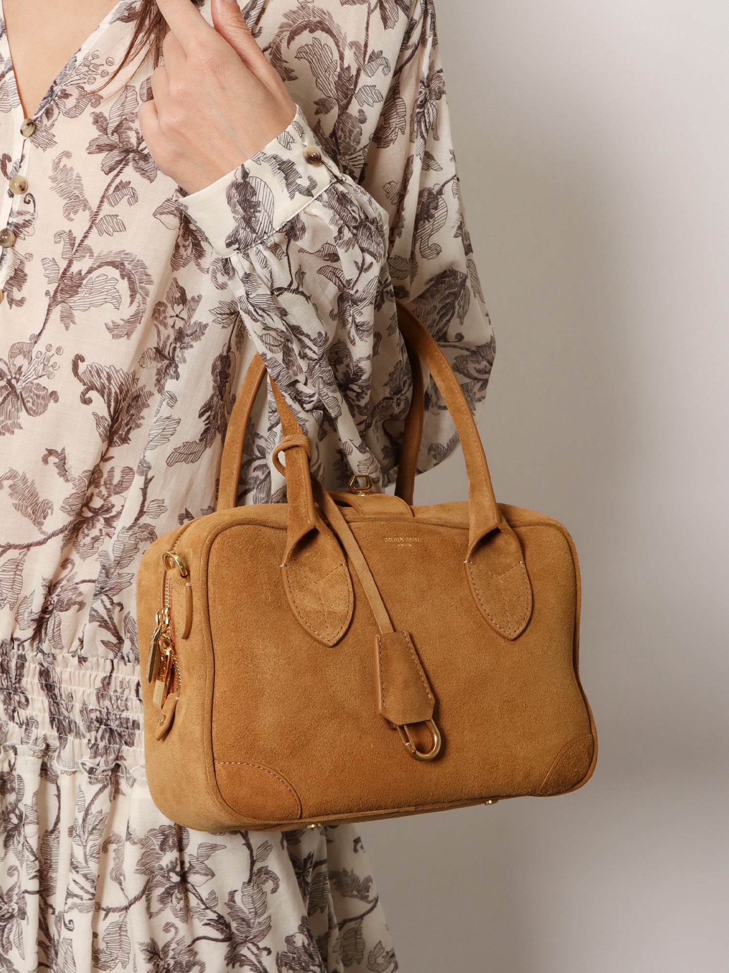 Golden Goose Vita Bag suede crossbody bag, view 2
