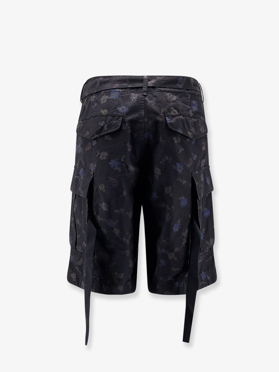 SACAI Printed cotton shorts, view 2
