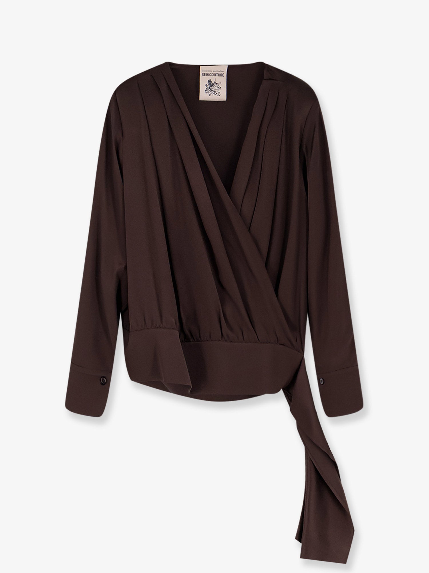 SEMICOUTURE Satin shirt