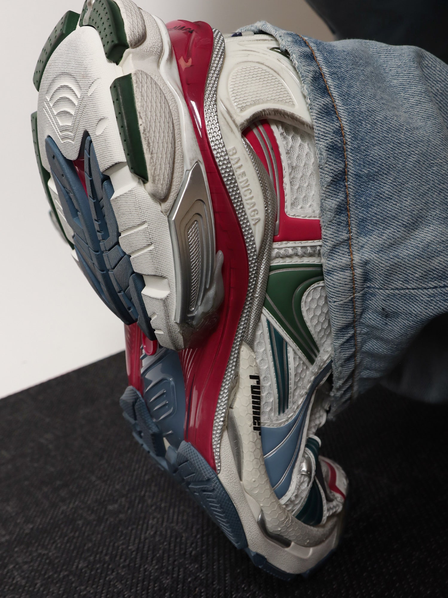 Balenciaga Runner low-top mesh sneakers, view 2
