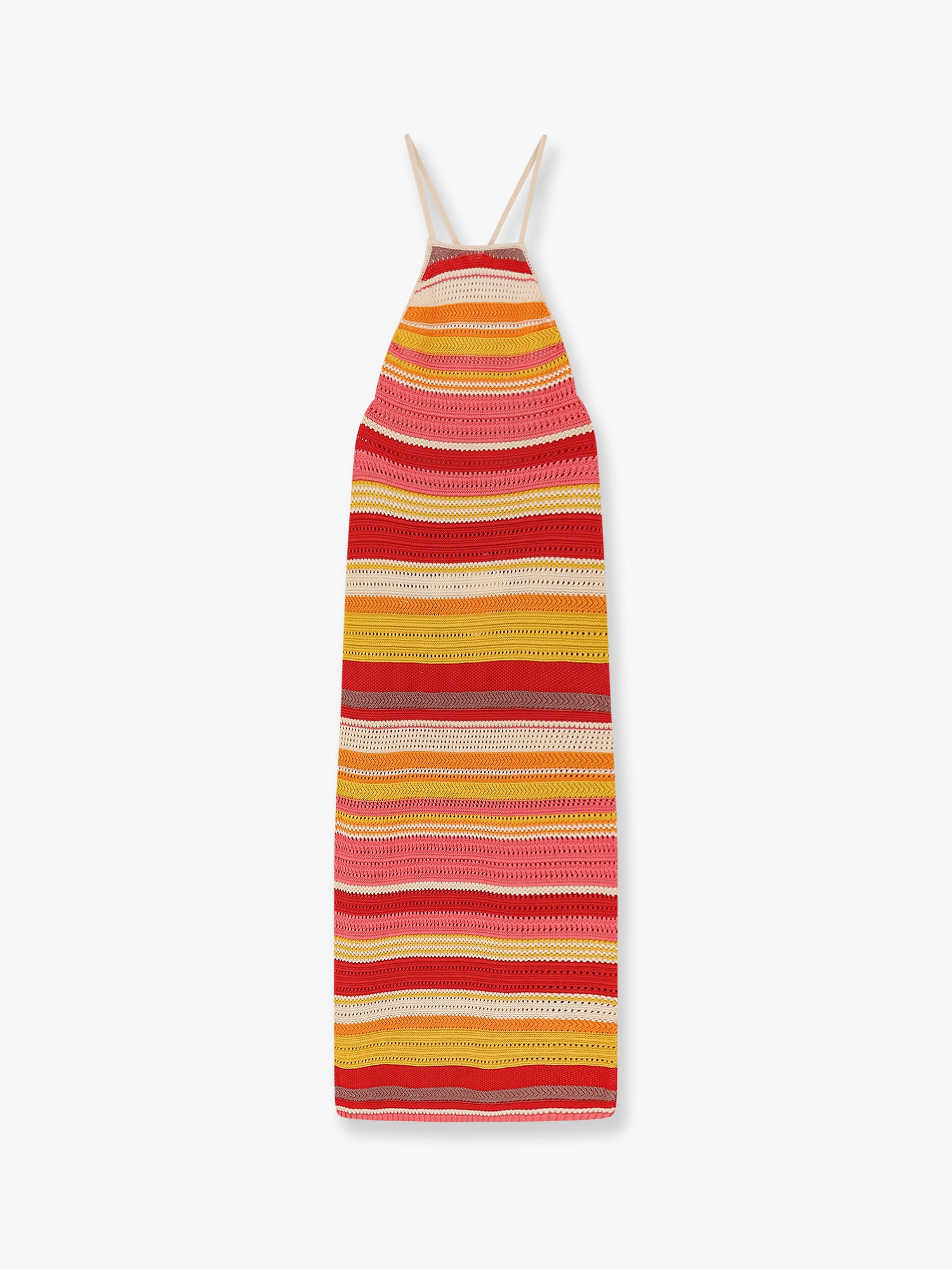 LANEUS Multicolor cotton dress