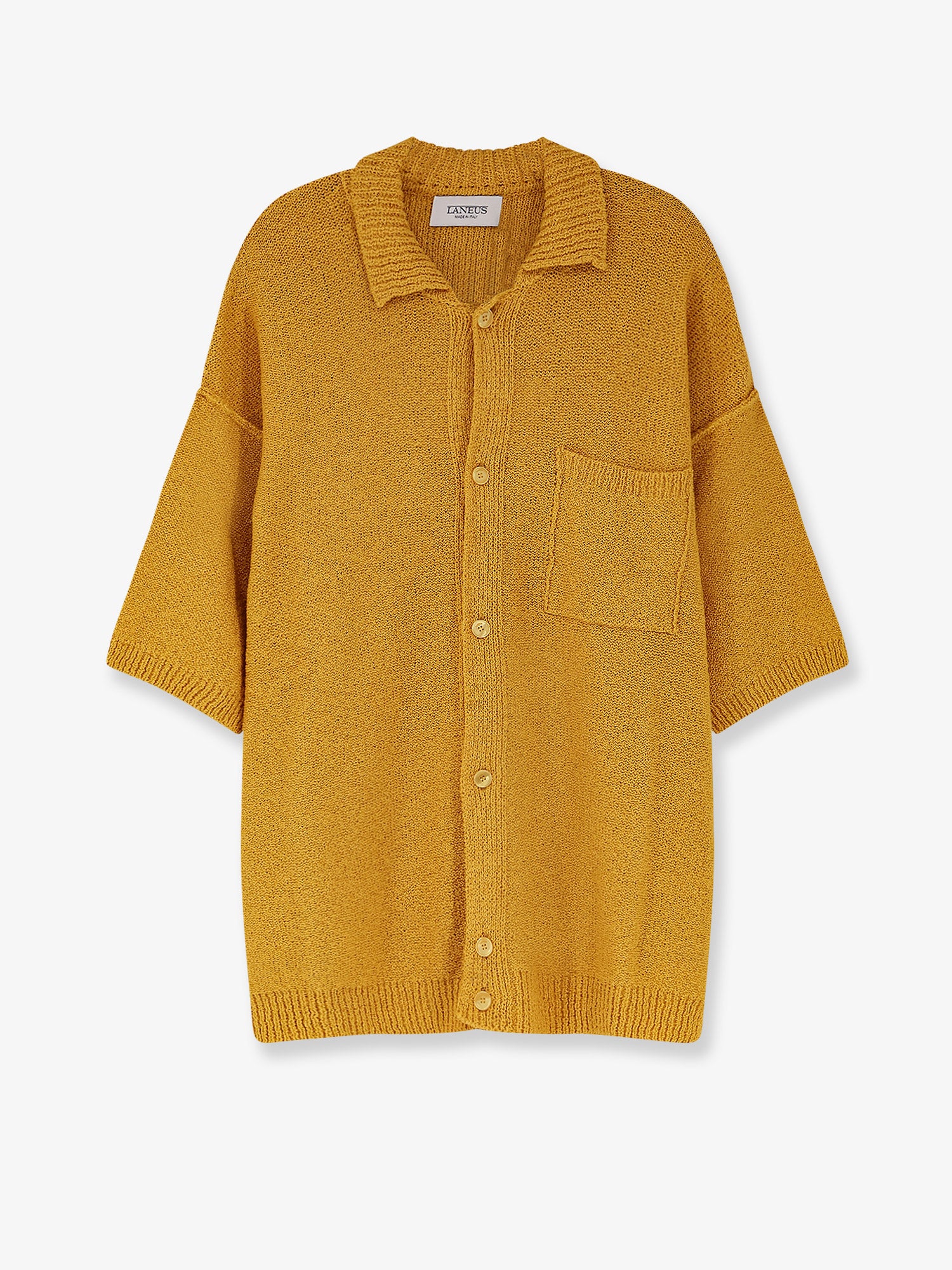 LANEUS Cotton, cashmere and silk blend shirt