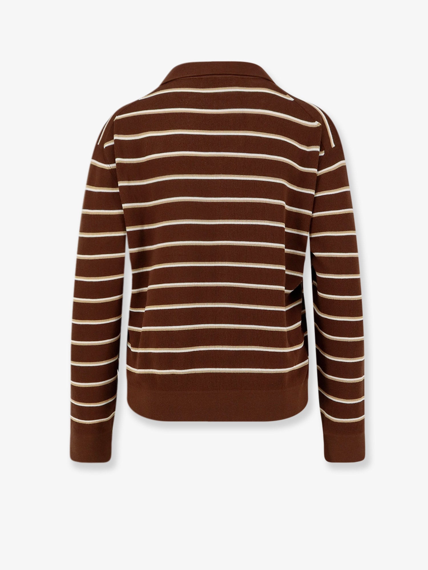 Miu Miu Striped cotton polo shirt, view 2
