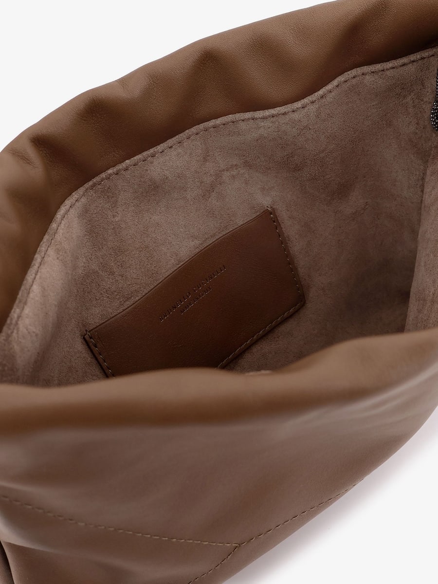 Brunello Cucinelli BC Duo leather shoulder bag, view 4