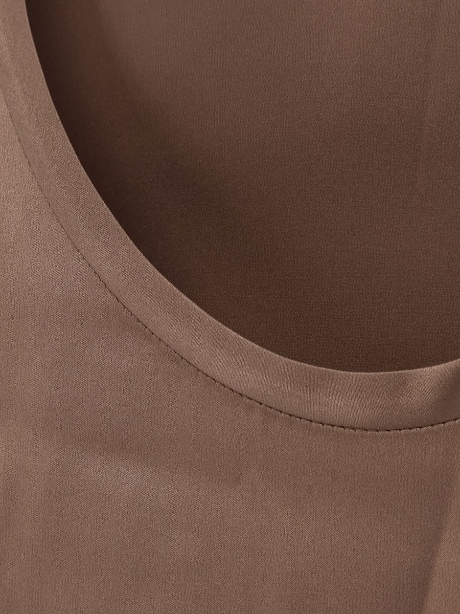 Brunello Cucinelli Stretch silk tank top, view 3