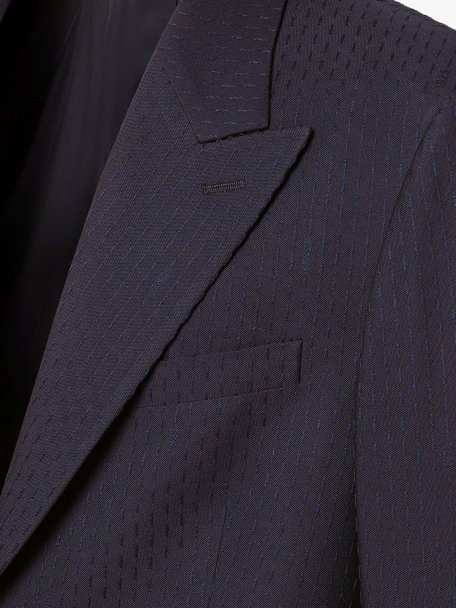 Fendi Formal wool and cotton blazer, view 5