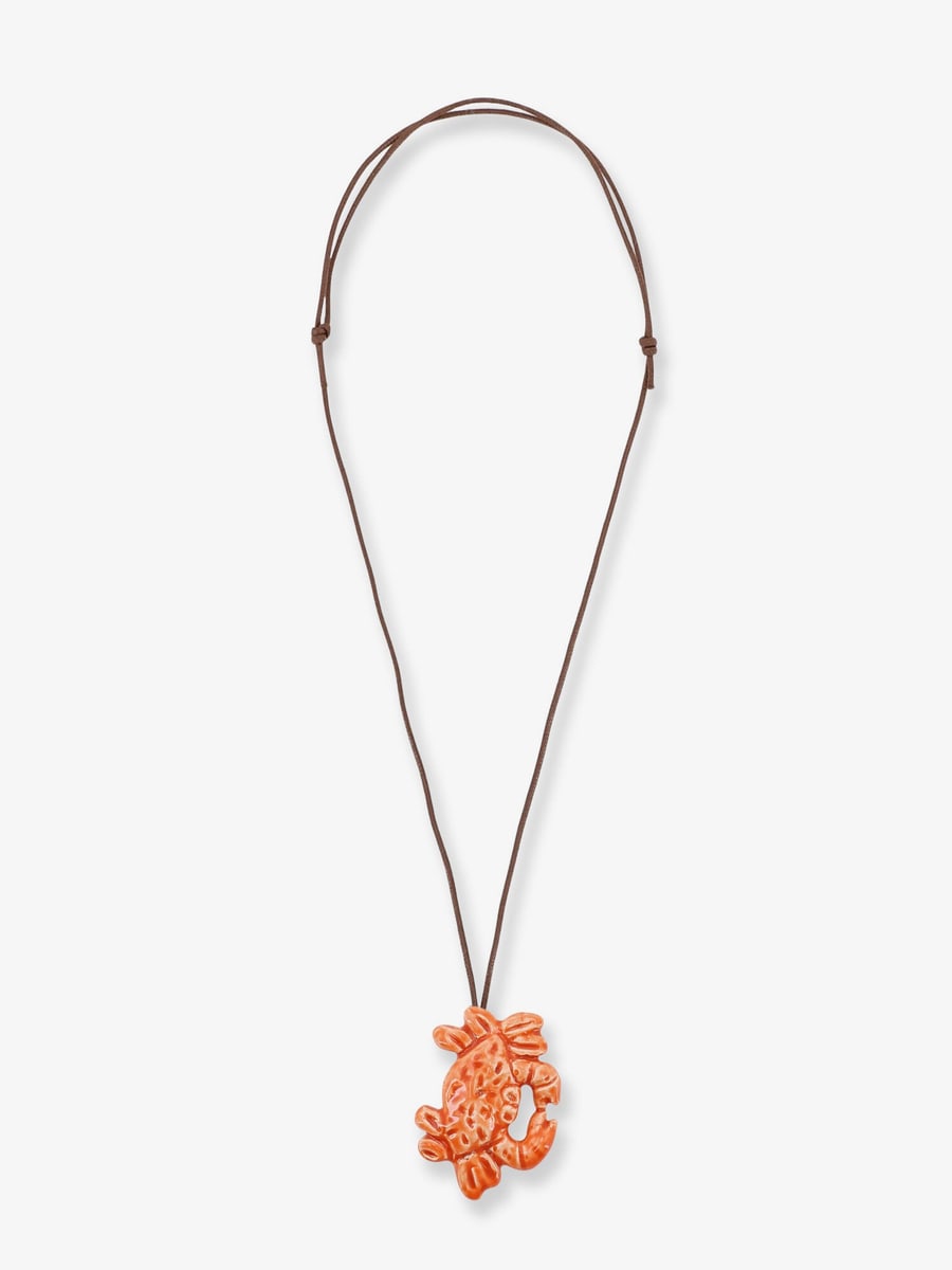 MATA STUDIO Granchio glazed ceramic necklace