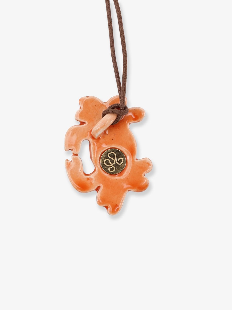 MATA STUDIO Granchio glazed ceramic necklace, view 3