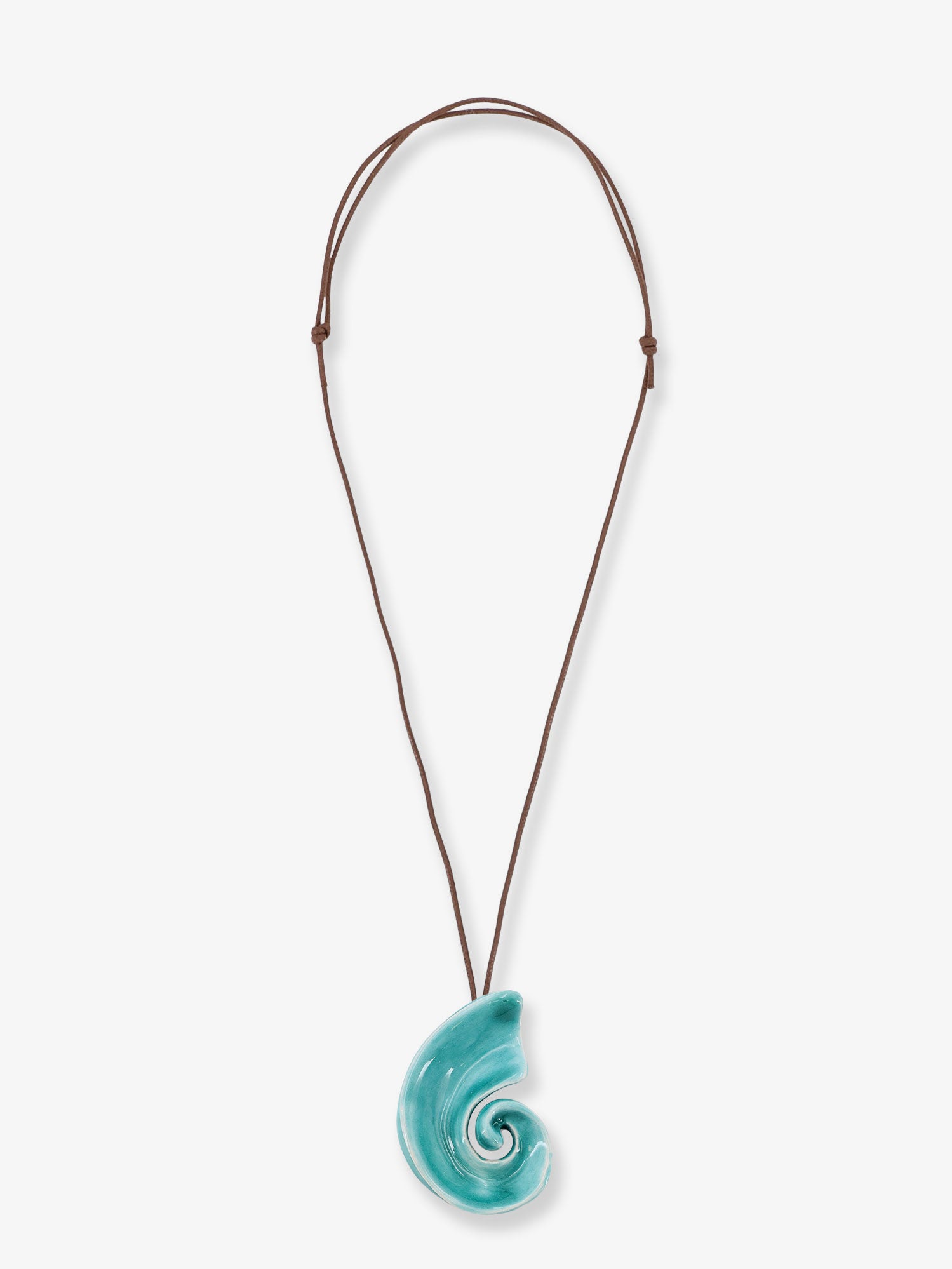 MATA STUDIO Conchiglia glazed ceramic necklace