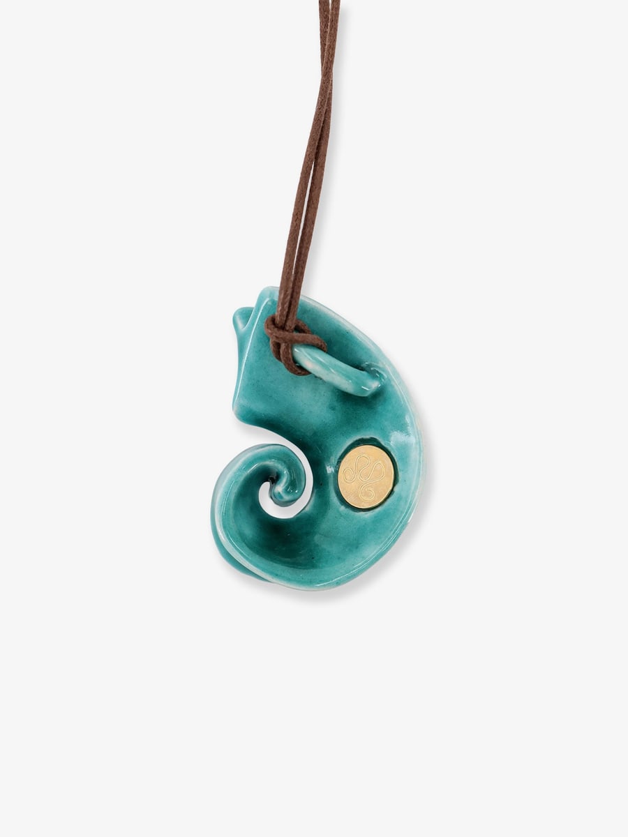 MATA STUDIO Conchiglia glazed ceramic necklace, view 3