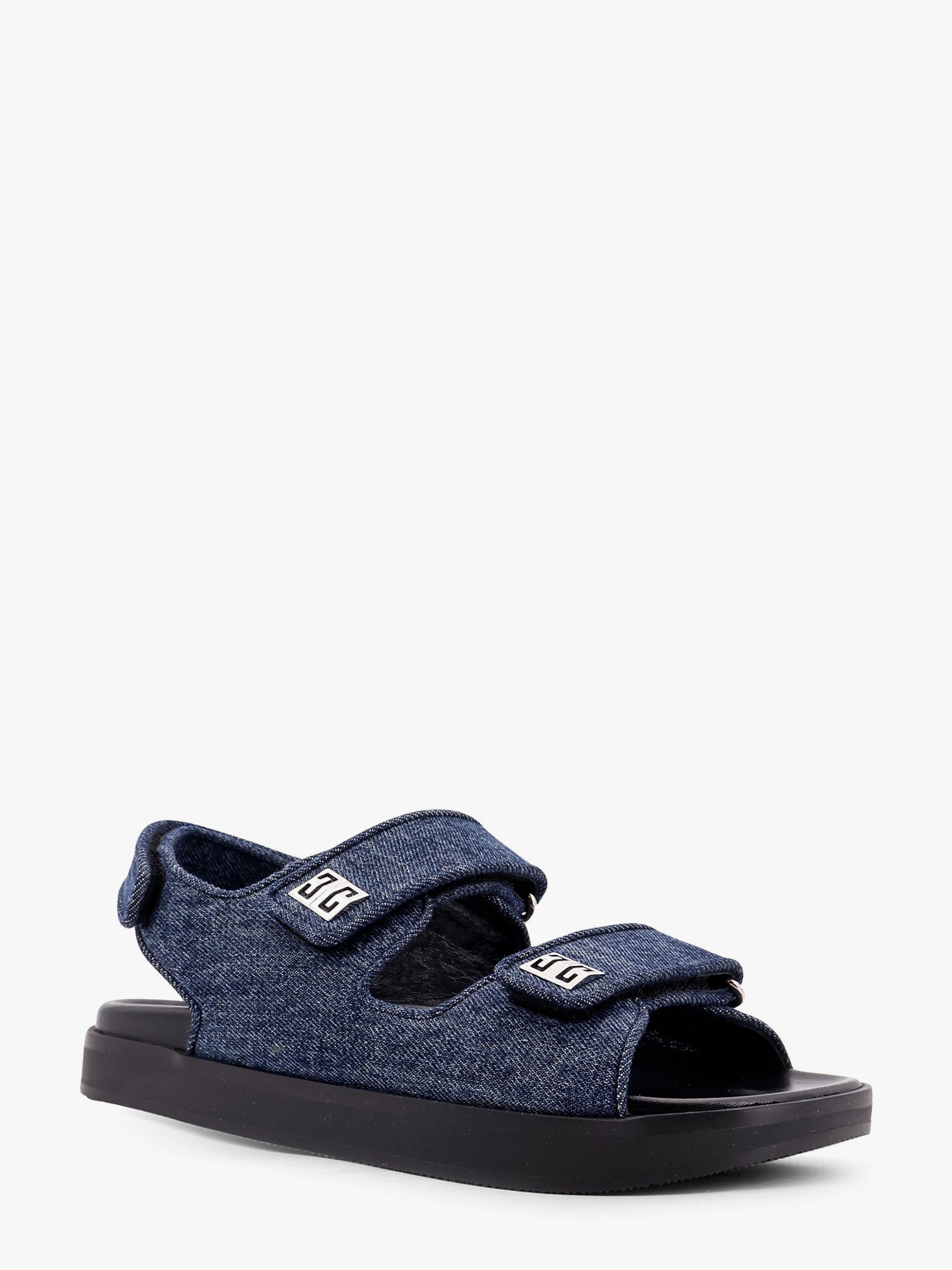 Givenchy Strap flat denim sandals, view 2