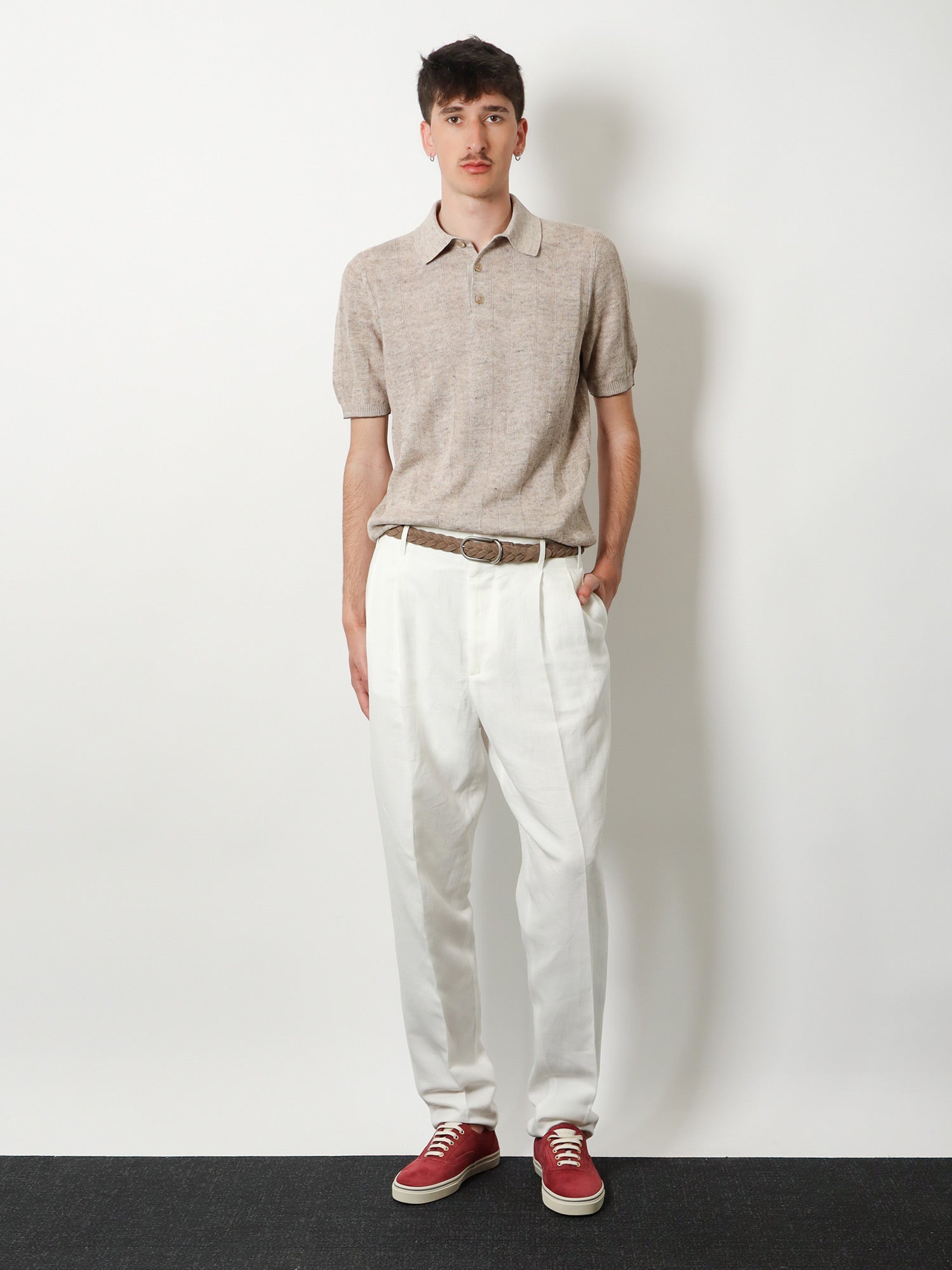 Brunello Cucinelli Linen and cotton trousers, view 2