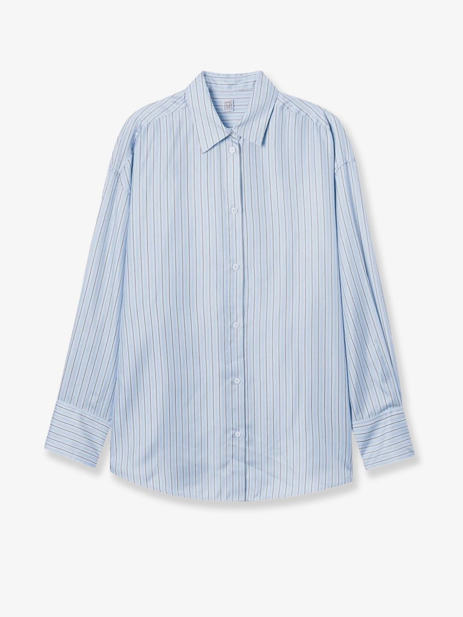Toteme Silk shirt with striped pattern