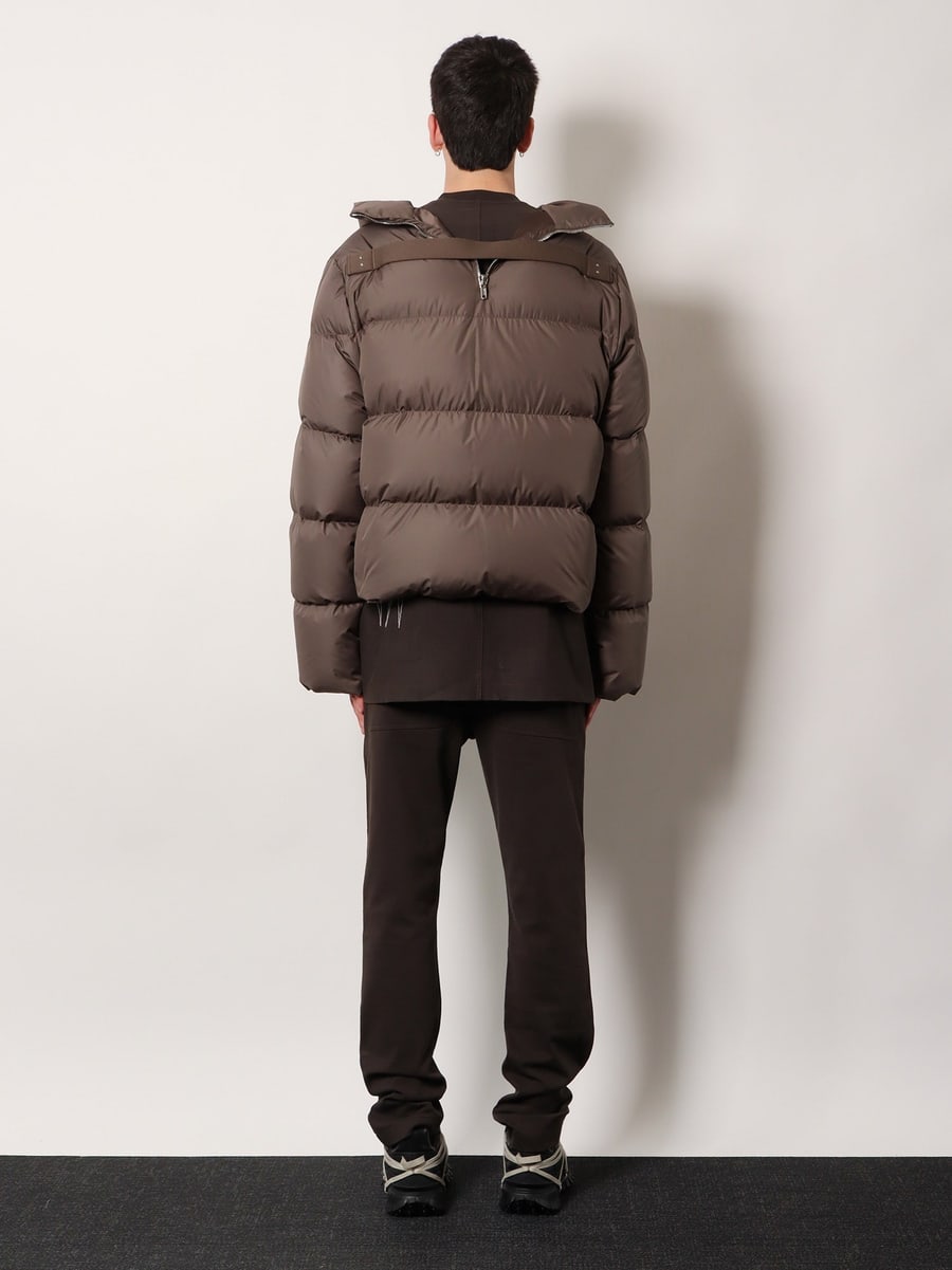 MONCLER + RICK OWENS Cyclopic nylon down jacket, view 3