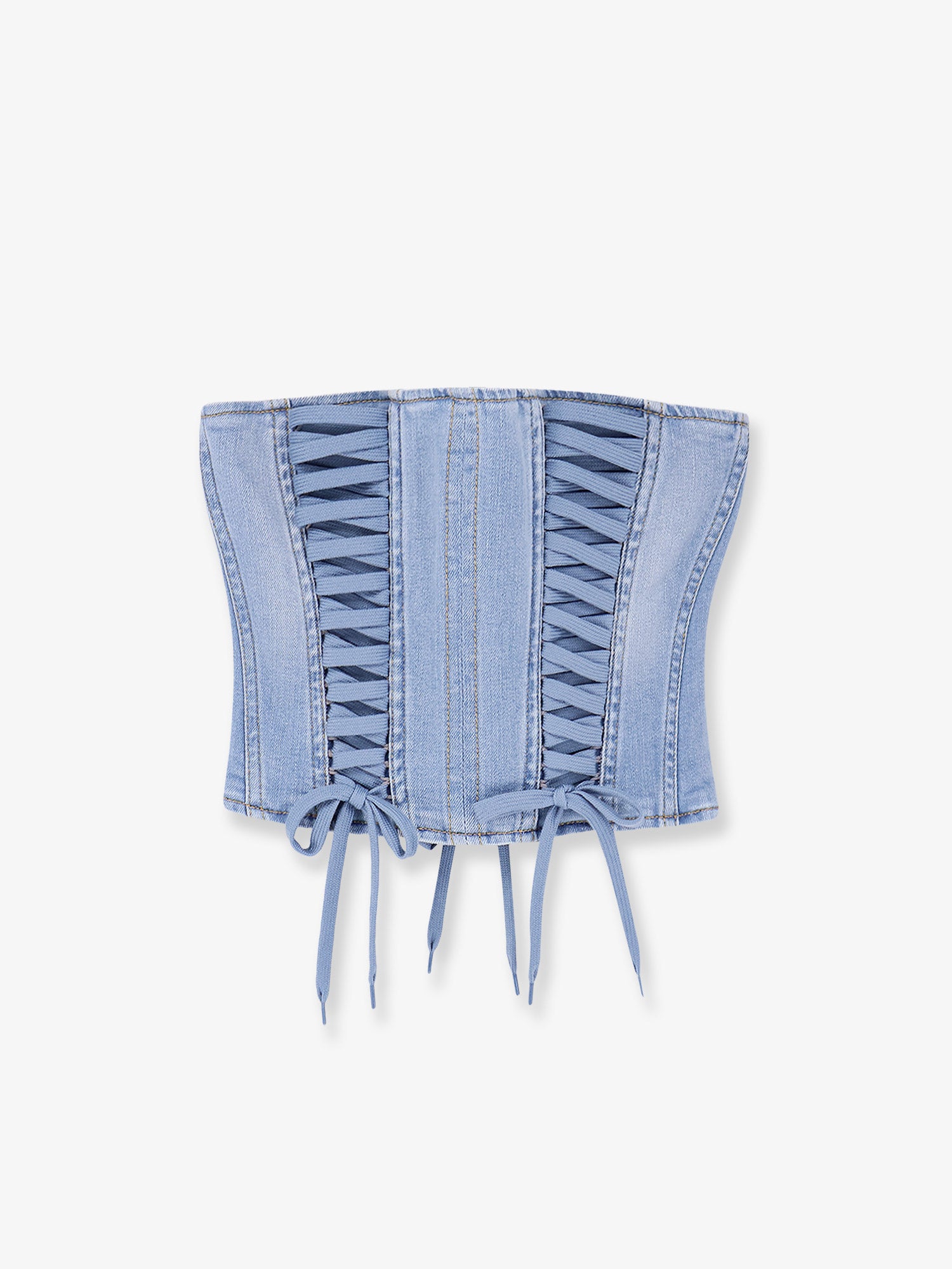 Elisabetta Franchi Urban denim bustier