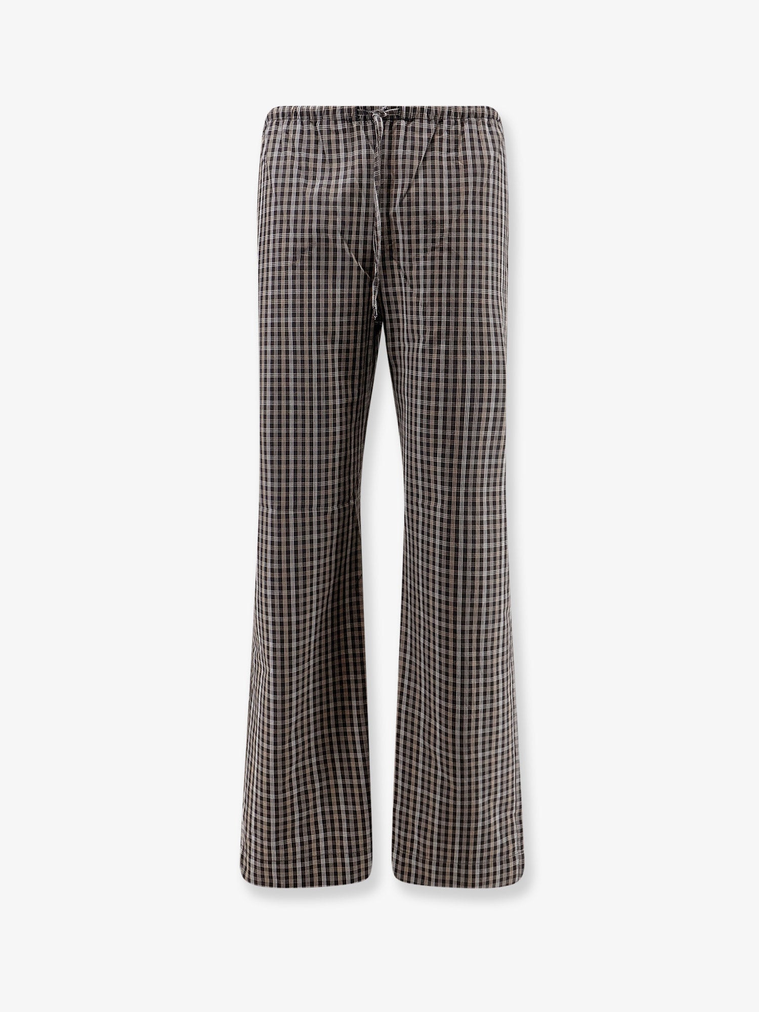 ROHE Madras cotton trousers