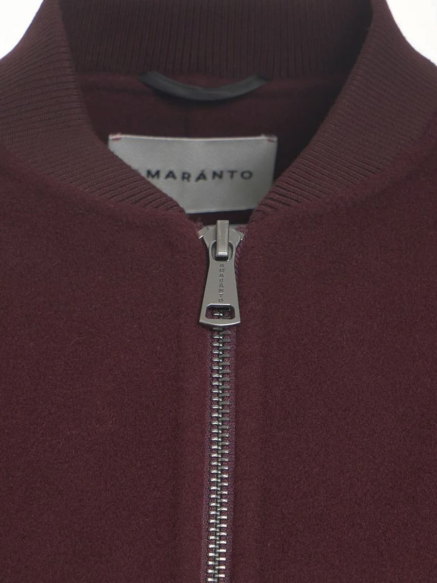AMARANTO Wool and cashmere jacket, view 3