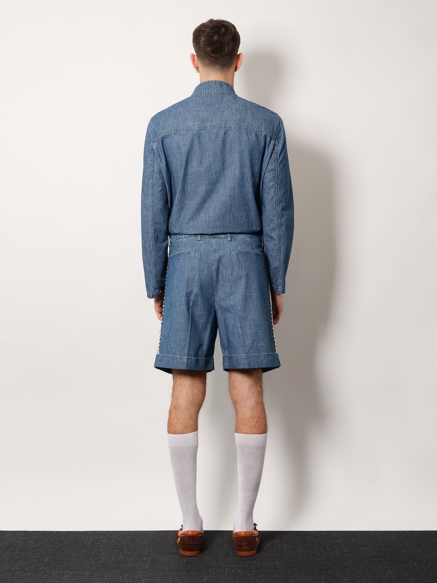 VALENTINO Valentino Denim Shorts, view 3