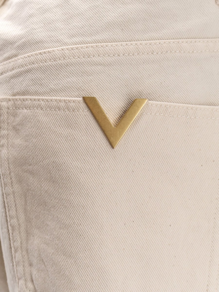VALENTINO Five pockets cotton trousers, view 5