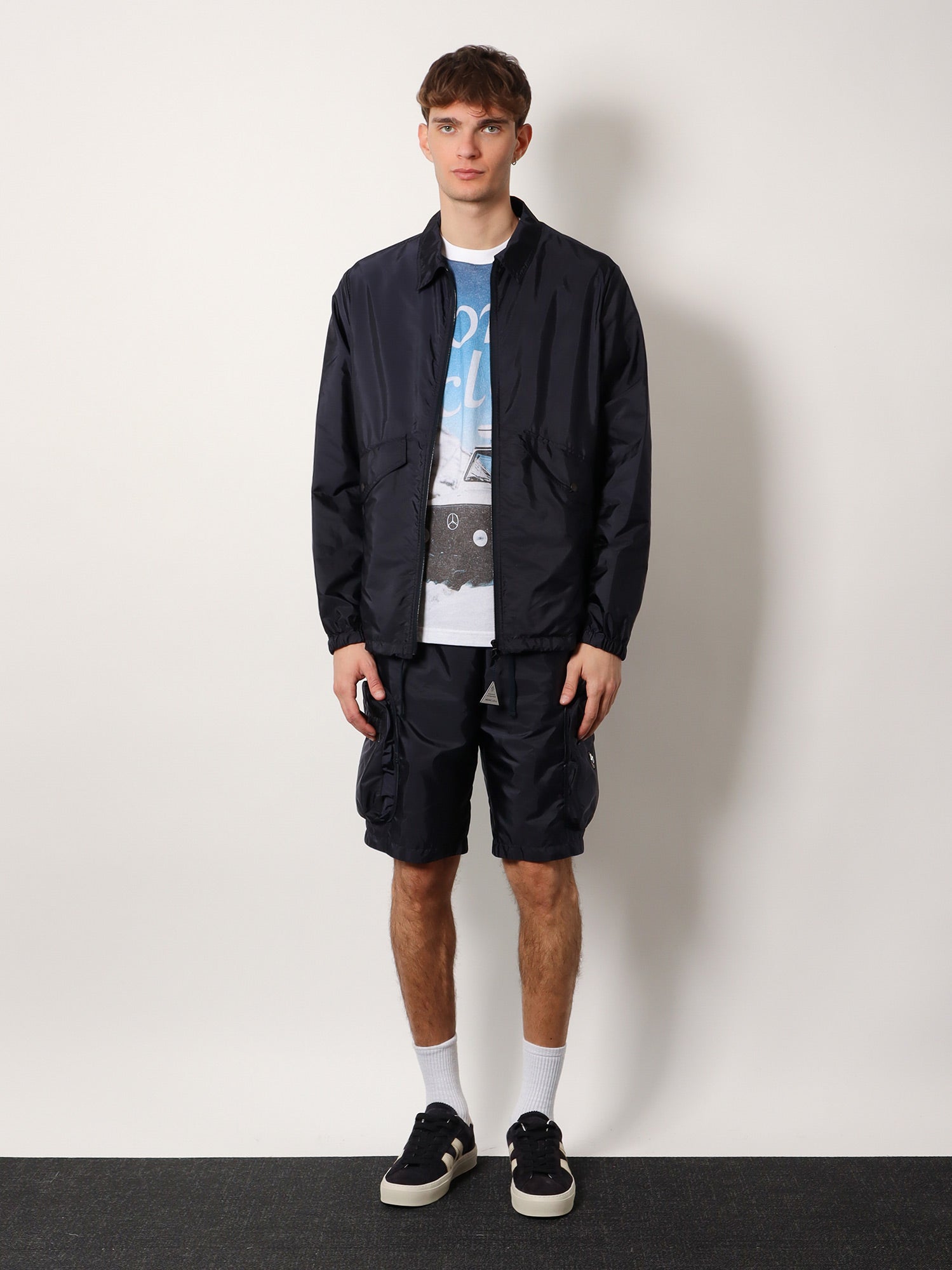 MONCLER GENIUS Sopdu 3 Moncler Mercedes-Benz designed by Nigoldeneye nylon jacket, view 2