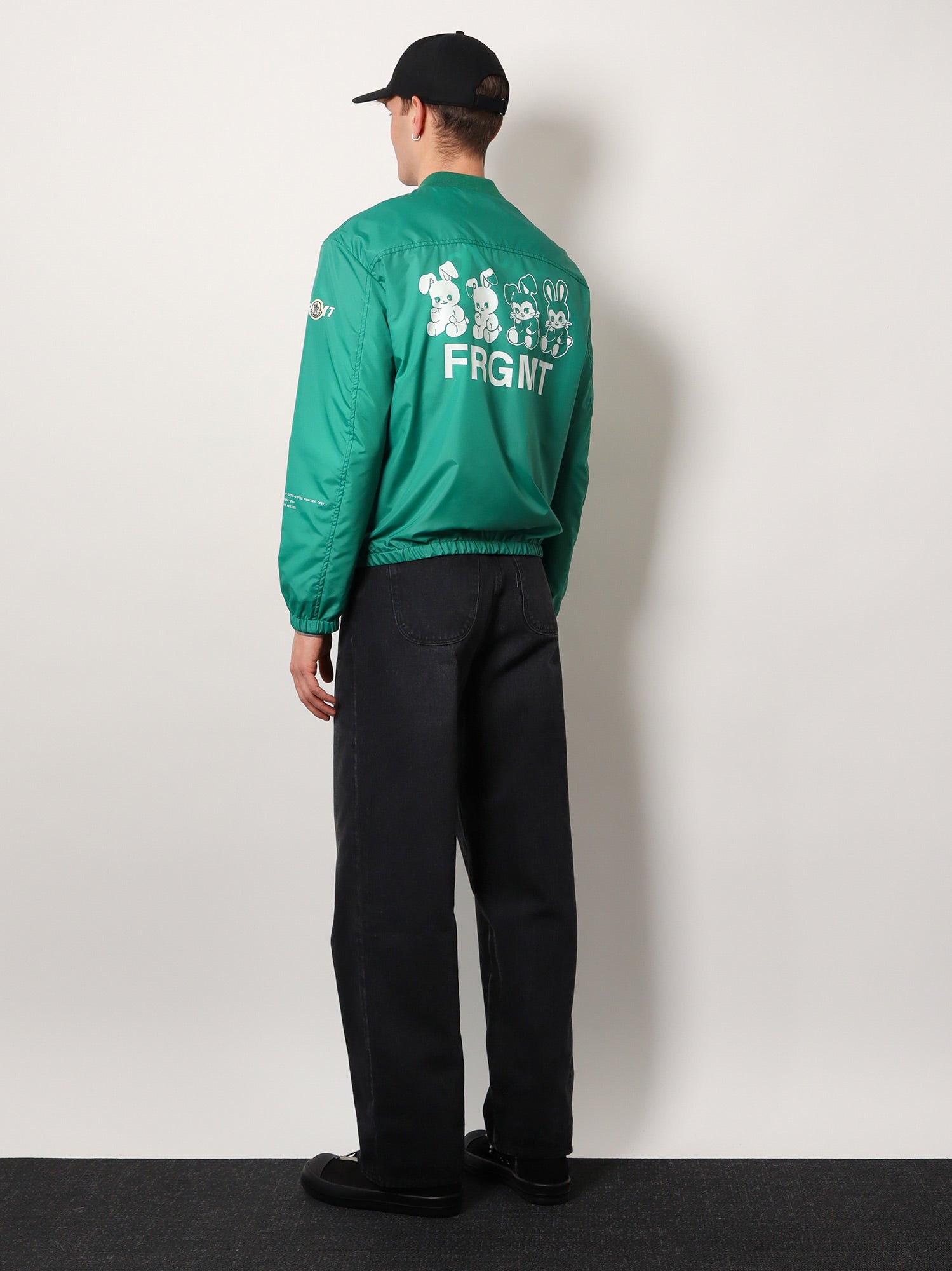 MONCLER GENIUS Ostria 7 moncler frgmt hiroshi fujiwara jacket with maxi print, view 2