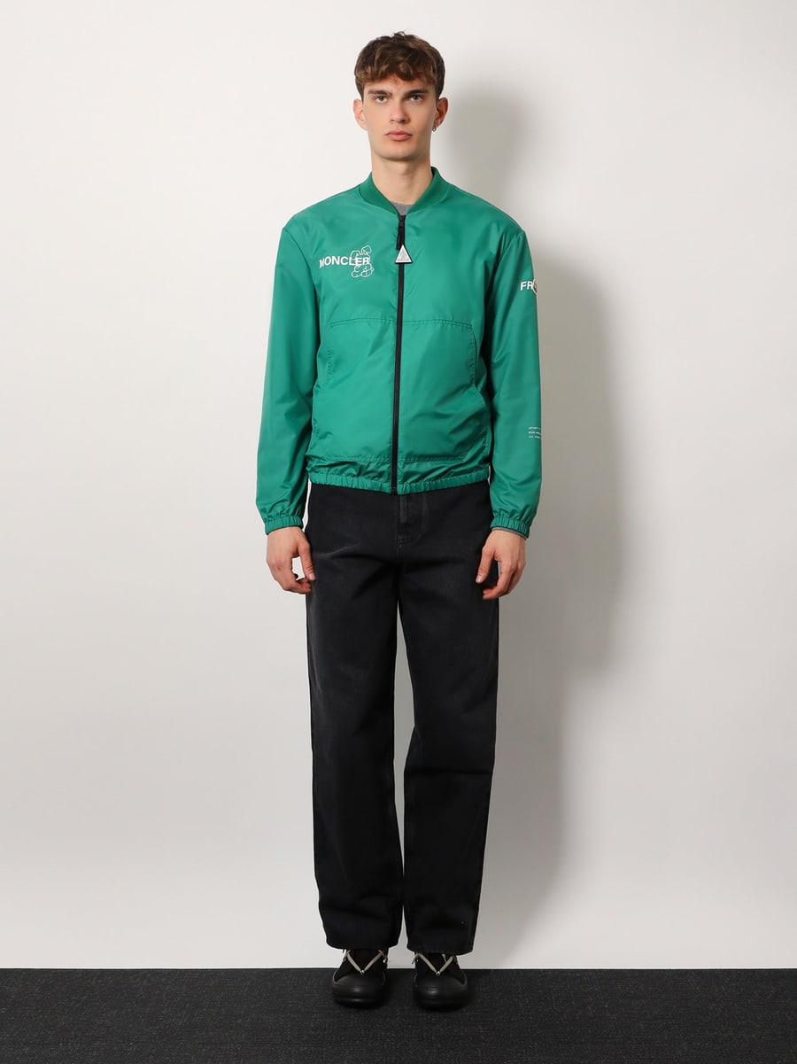 MONCLER GENIUS Ostria 7 moncler frgmt hiroshi fujiwara jacket with maxi print, view 3