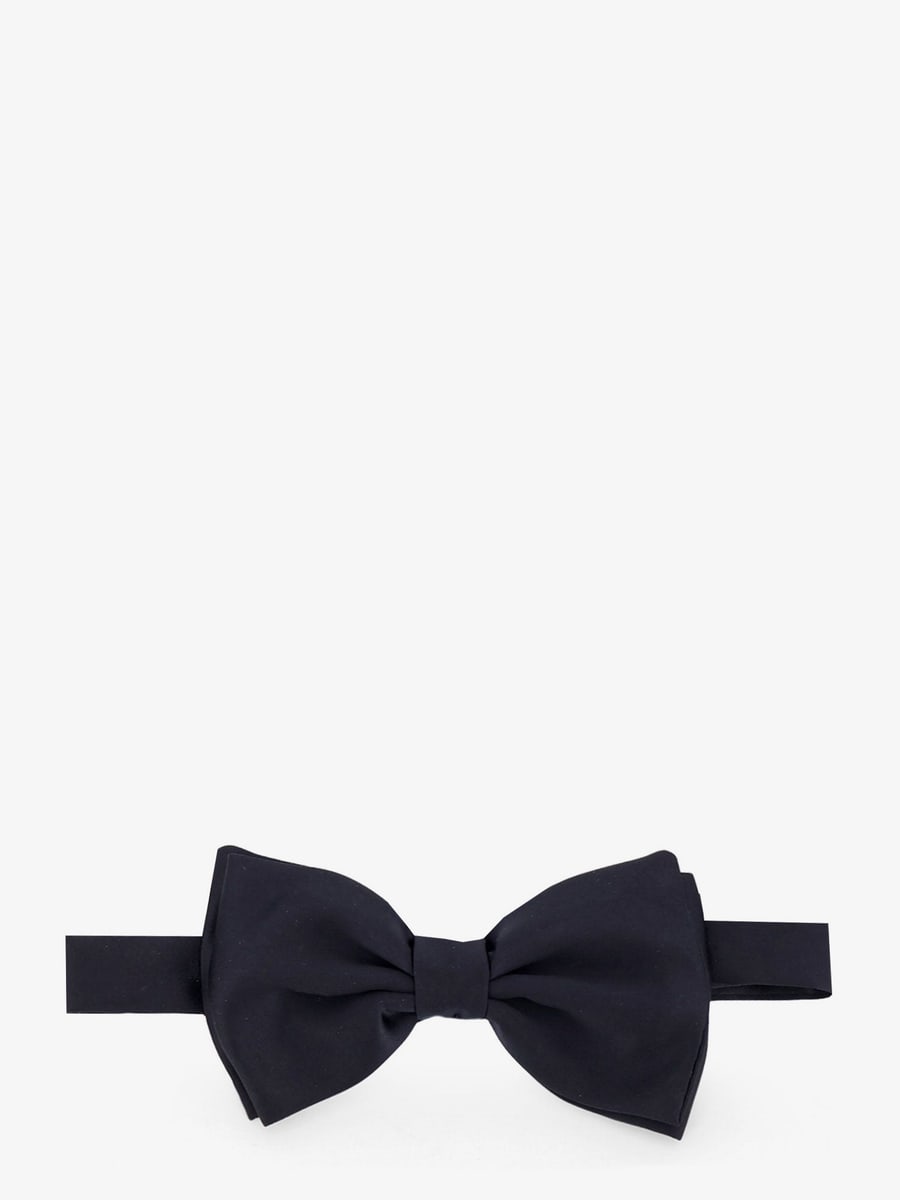 LARDINI Satin bow tie