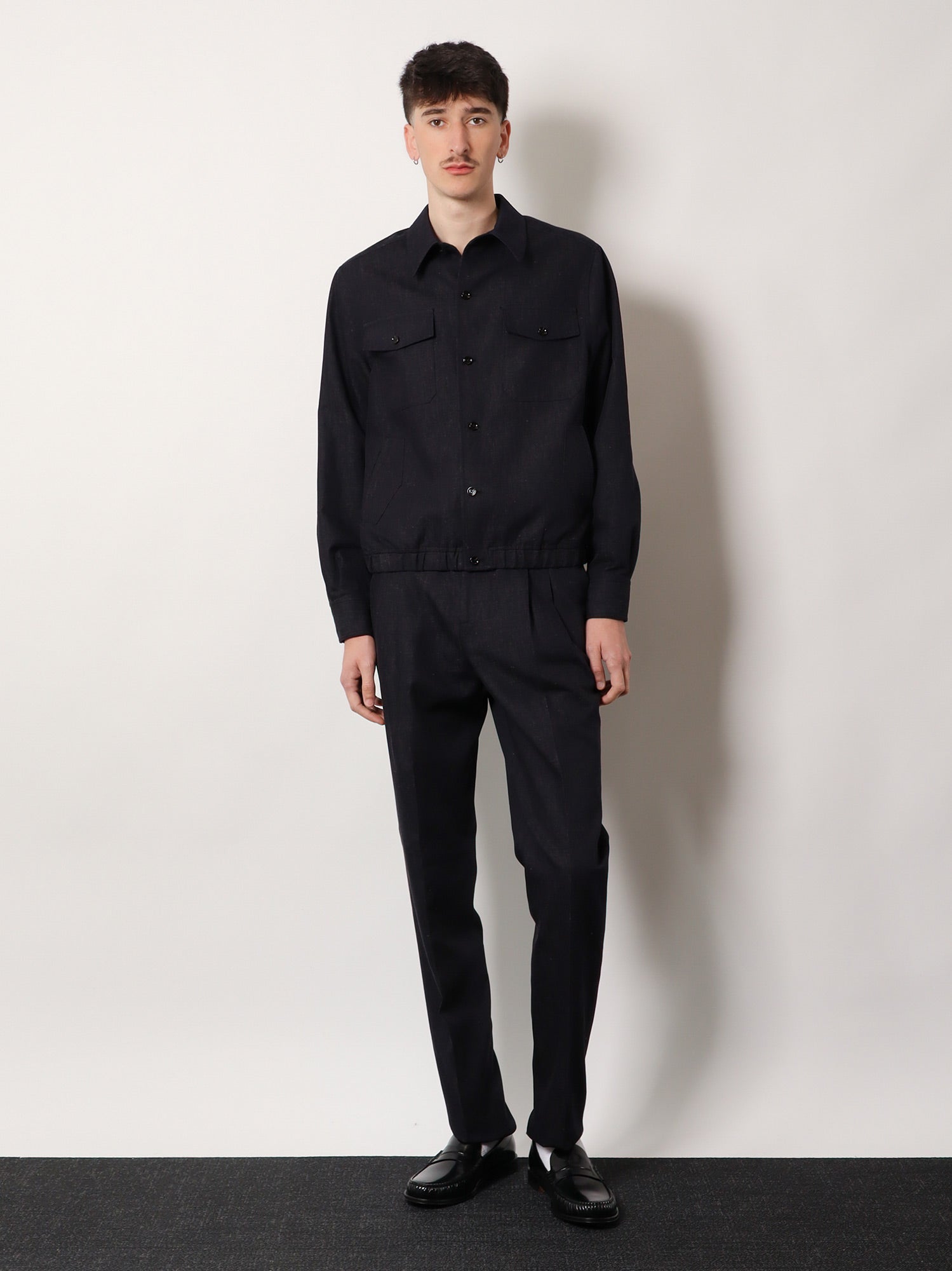 LARDINI Timur cotton and linen trousers, view 2