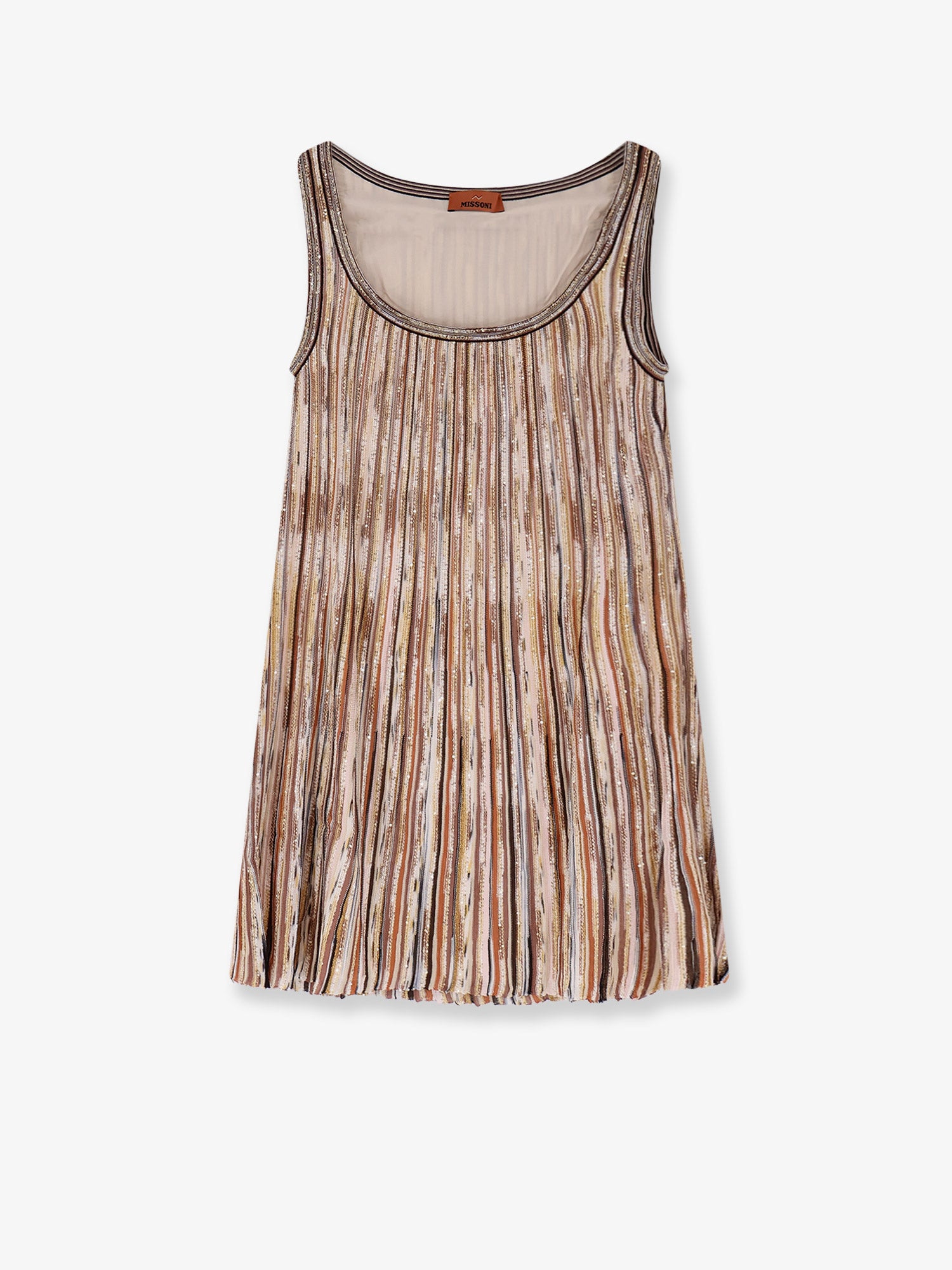 MISSONI Short viscose blend dress with all-over sequins